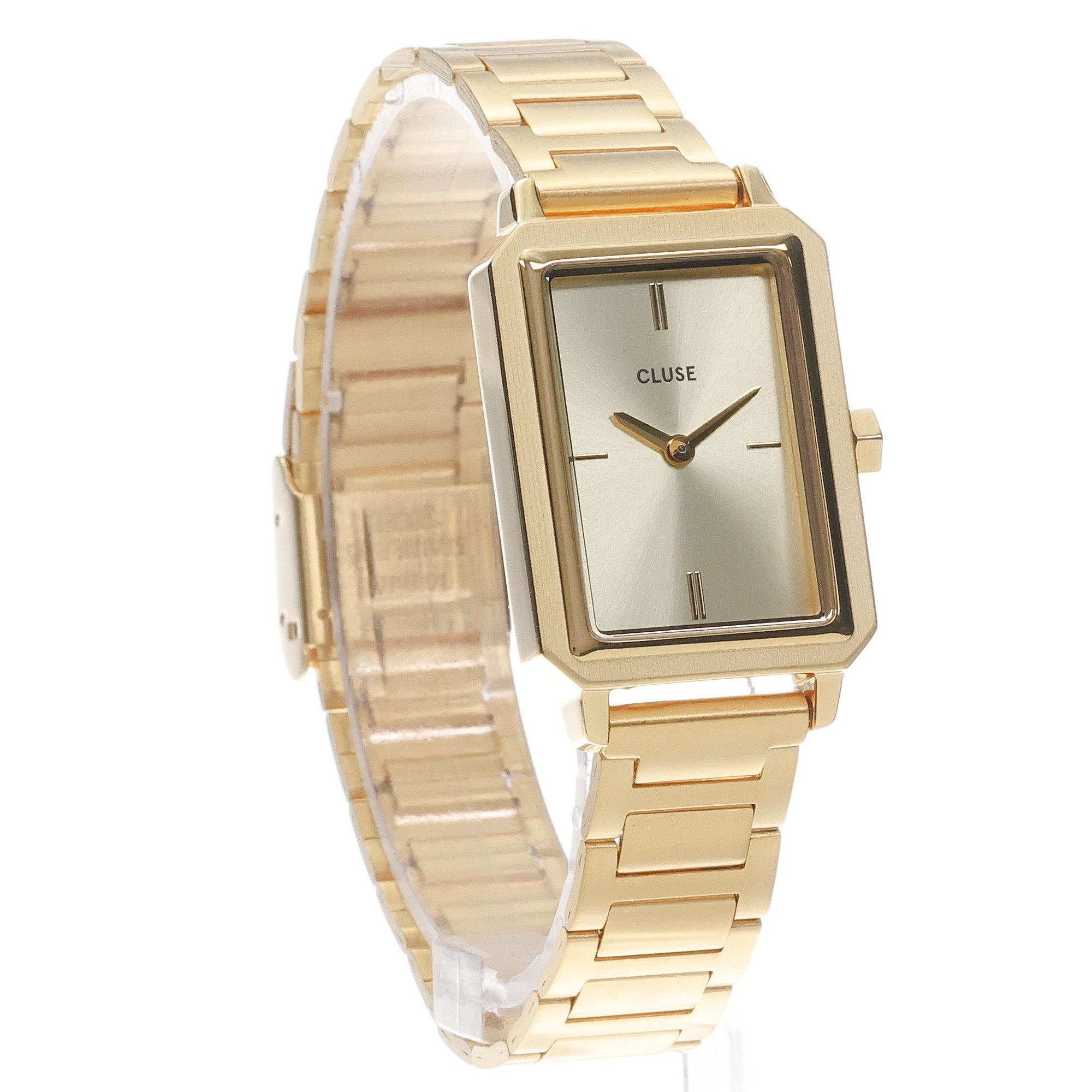 Cluse CG11507 Fluette Double Chain Full Gold Gift Box Fluette klasyczny zegarek złoty