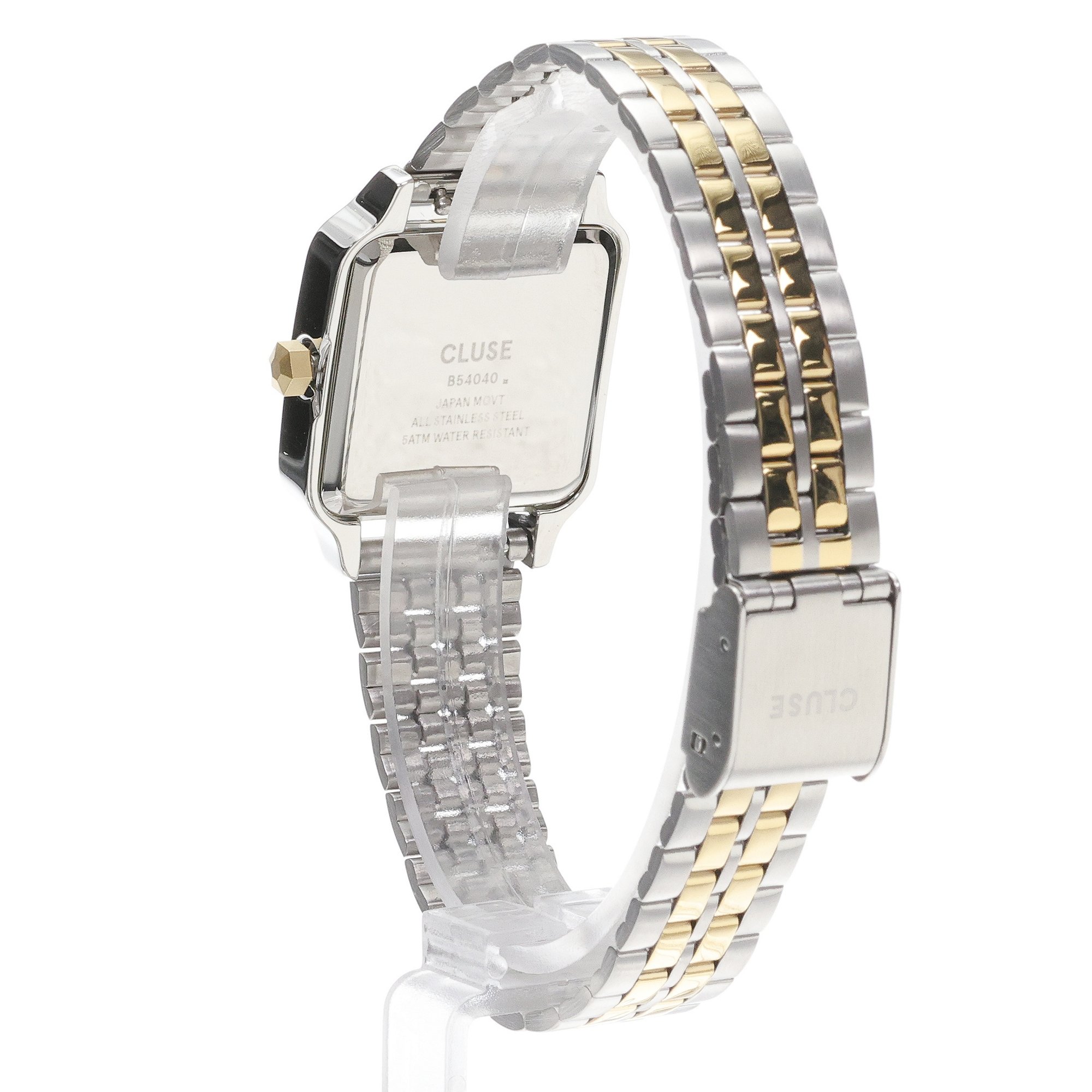 Cluse CG11801 Giftbox Gracieuse Petite Bicolour double snake bracelet Gracieuse fashion-modowy zegarek srebrny - miniatura 4