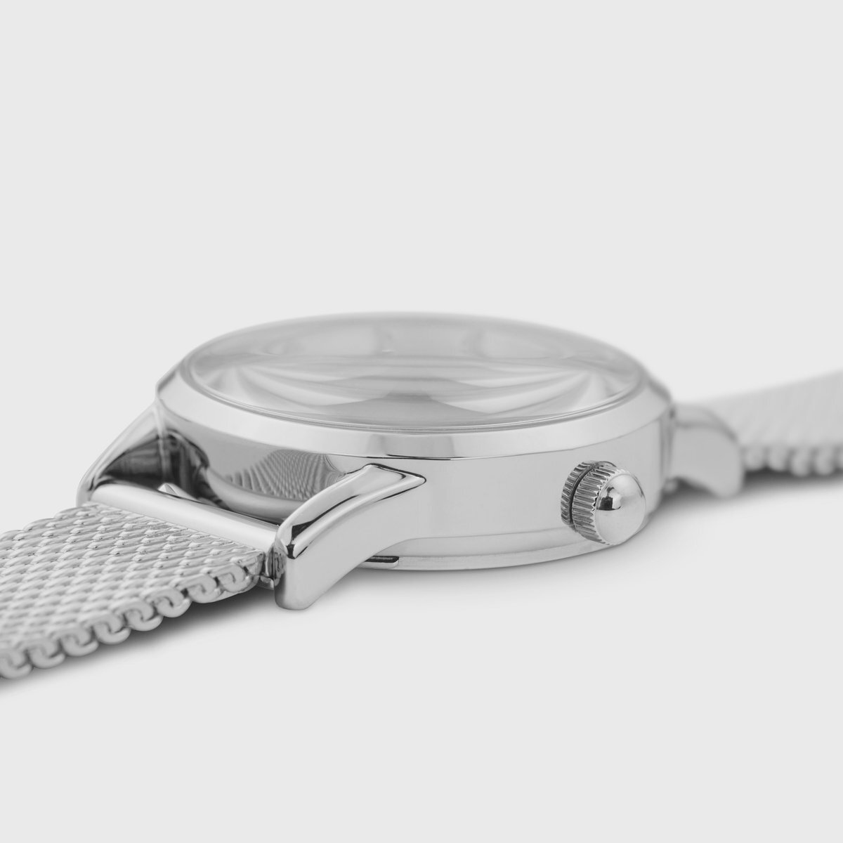 Cluse CL50005 Mesh Silver White La Vedette klasyczny zegarek srebrny - miniatura 4