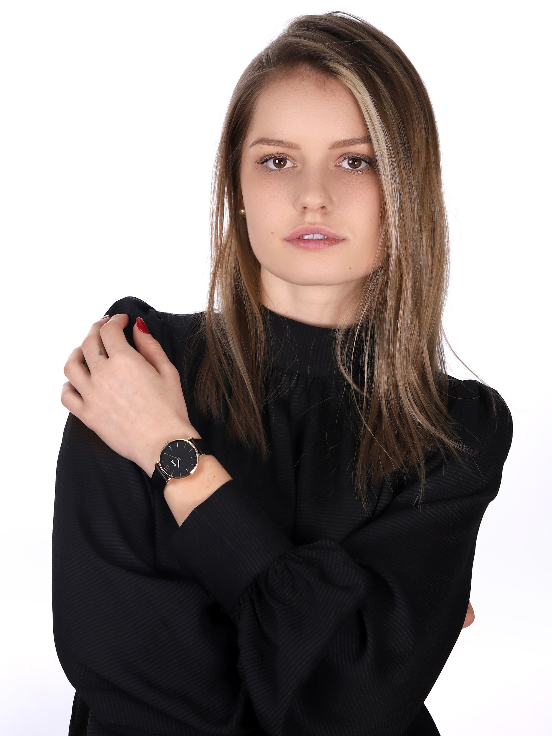 Cluse CW0101203013 zegarek damski Minuit różowe złoto