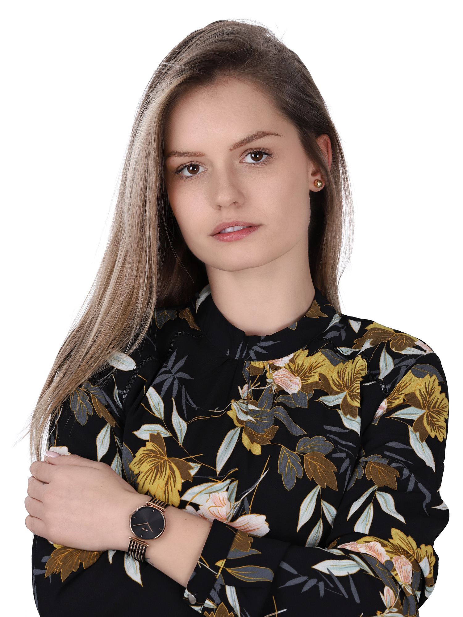 Cluse CW0101208005 Bicolour Rose Gold/Black Triomphe fashion/modowy zegarek różowe złoto