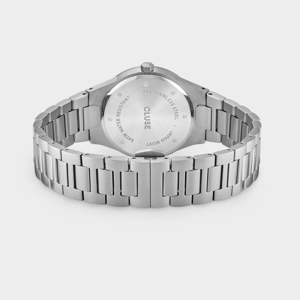 Cluse CW0101210003 Vigoureux bransoleta Steel White, Silver Colour zegarek damski klasyczny mineralne - miniatura 6