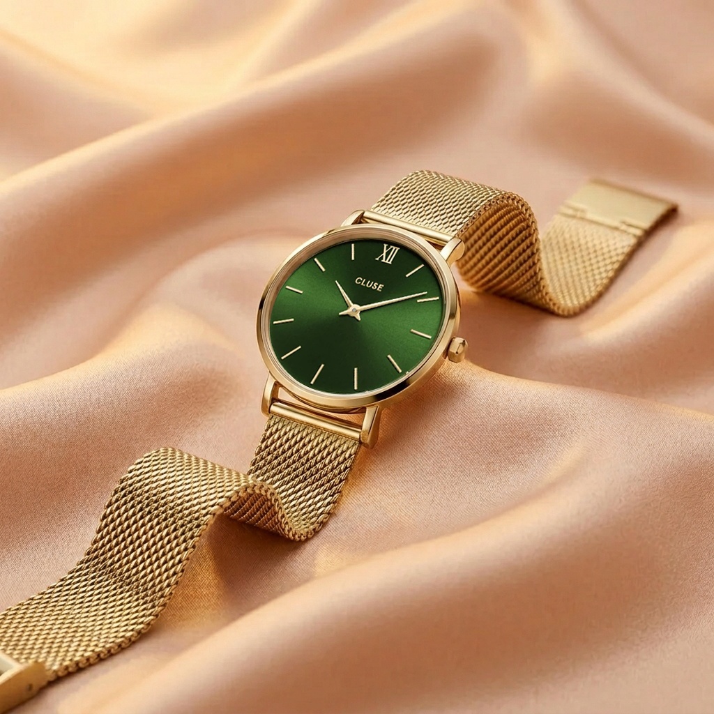 Cluse CW10206 zegarek damski Minuit złoty