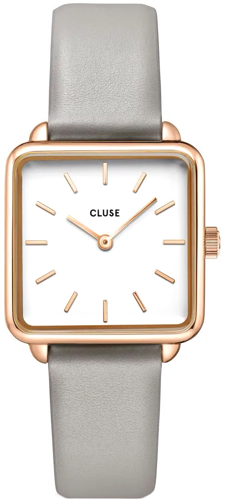 Cluse La Tétragone Leather Grey/Rose Gold CW10303