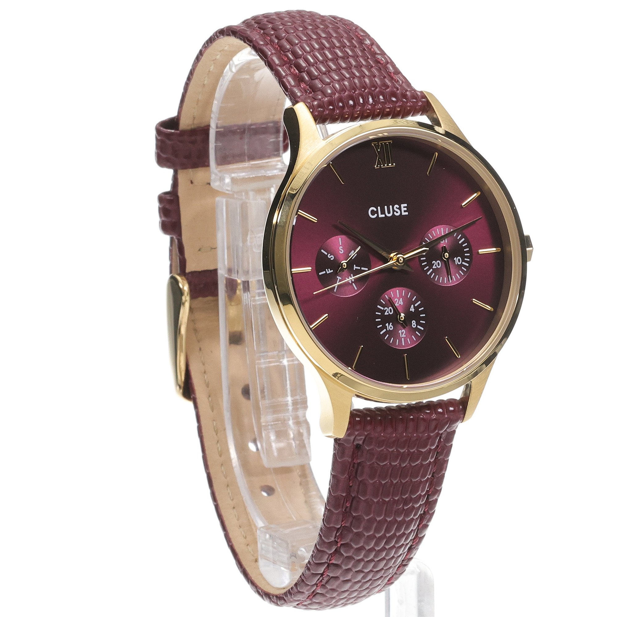 Cluse CW10706 zegarek złoty elegancki Minuit pasek - miniatura 3
