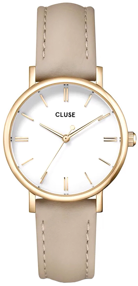 Cluse Pavane Petite Leather Beige/Gold CW11405