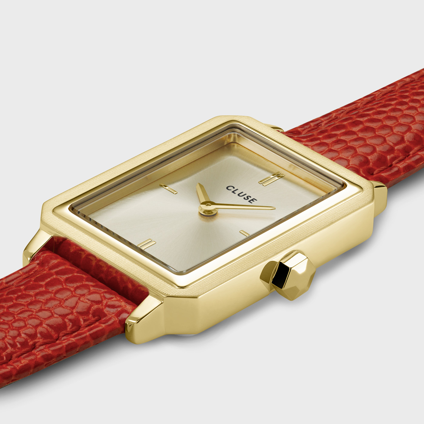 Cluse CW11505 Coral Lizard/Gold zegarek klasyczny Fluette - miniatura 6