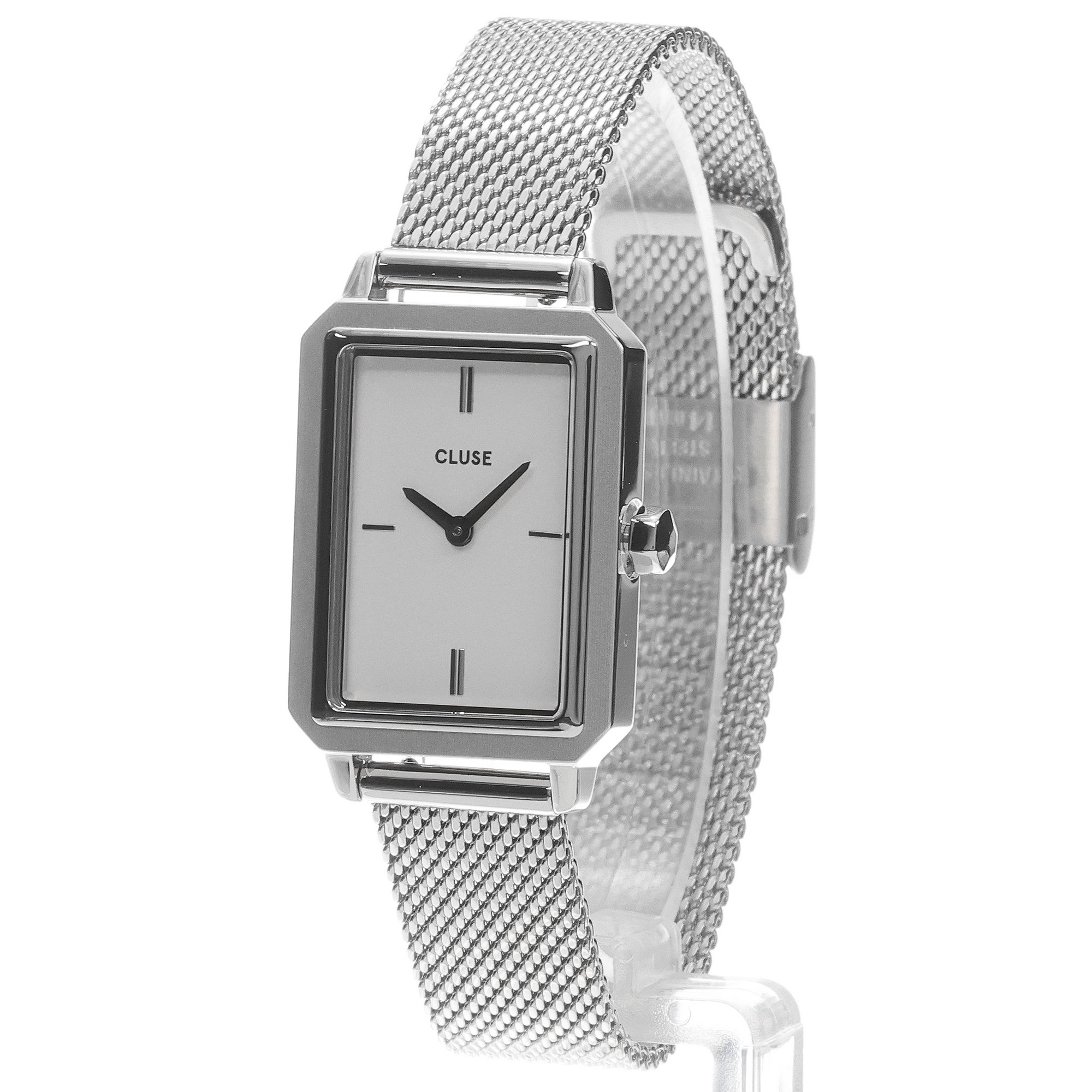 Cluse CW11509 Fluette Fluette Steel White Silver zegarek damski klasyczny mineralne - miniatura 2