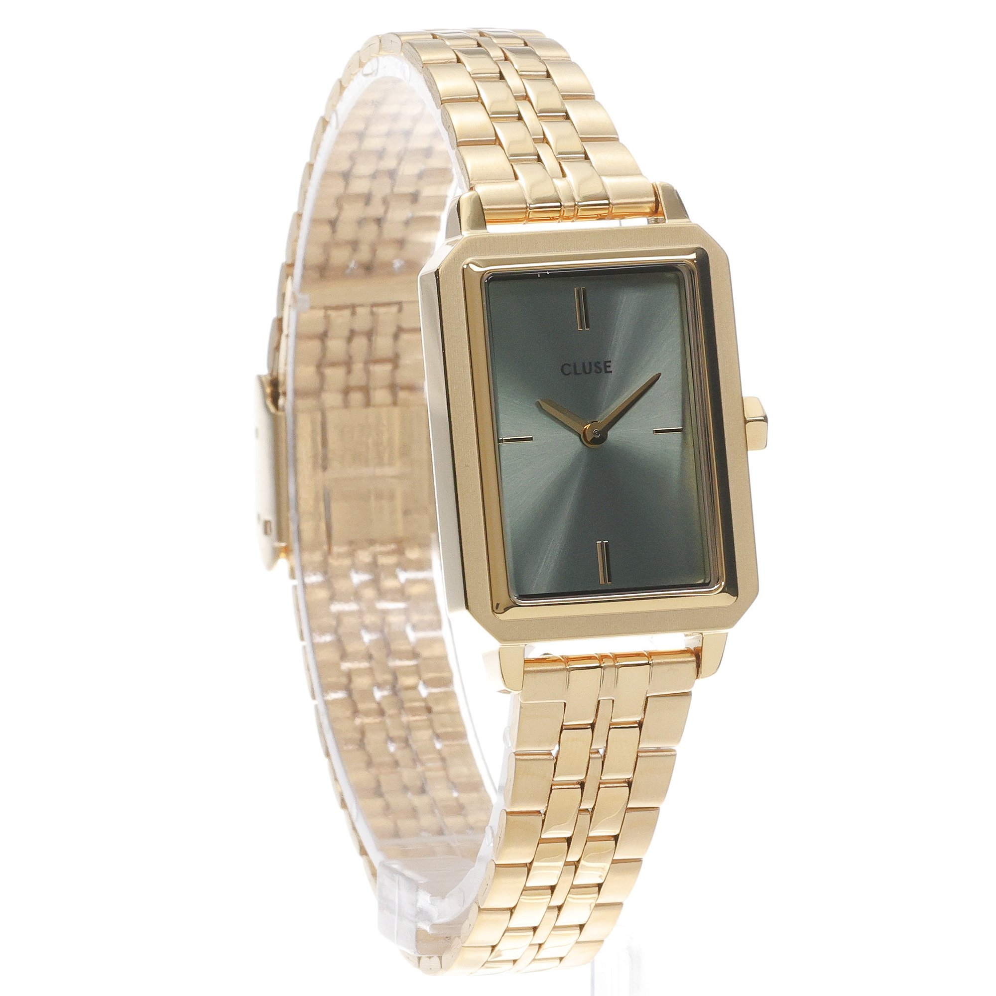 Cluse CW11514 zegarek srebrny klasyczny Fluette bransoleta