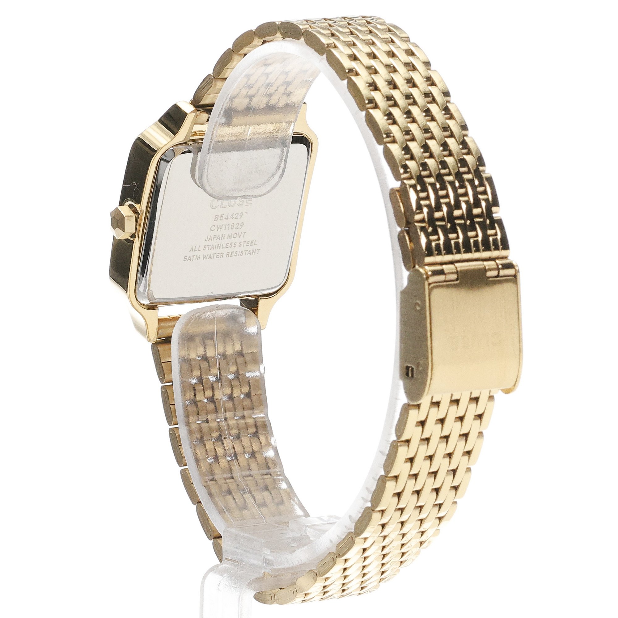 Cluse CW11829 Gracieuse Petite Steel Fuchsia Pink Gold Gracieuse klasyczny zegarek złoty - miniatura 4
