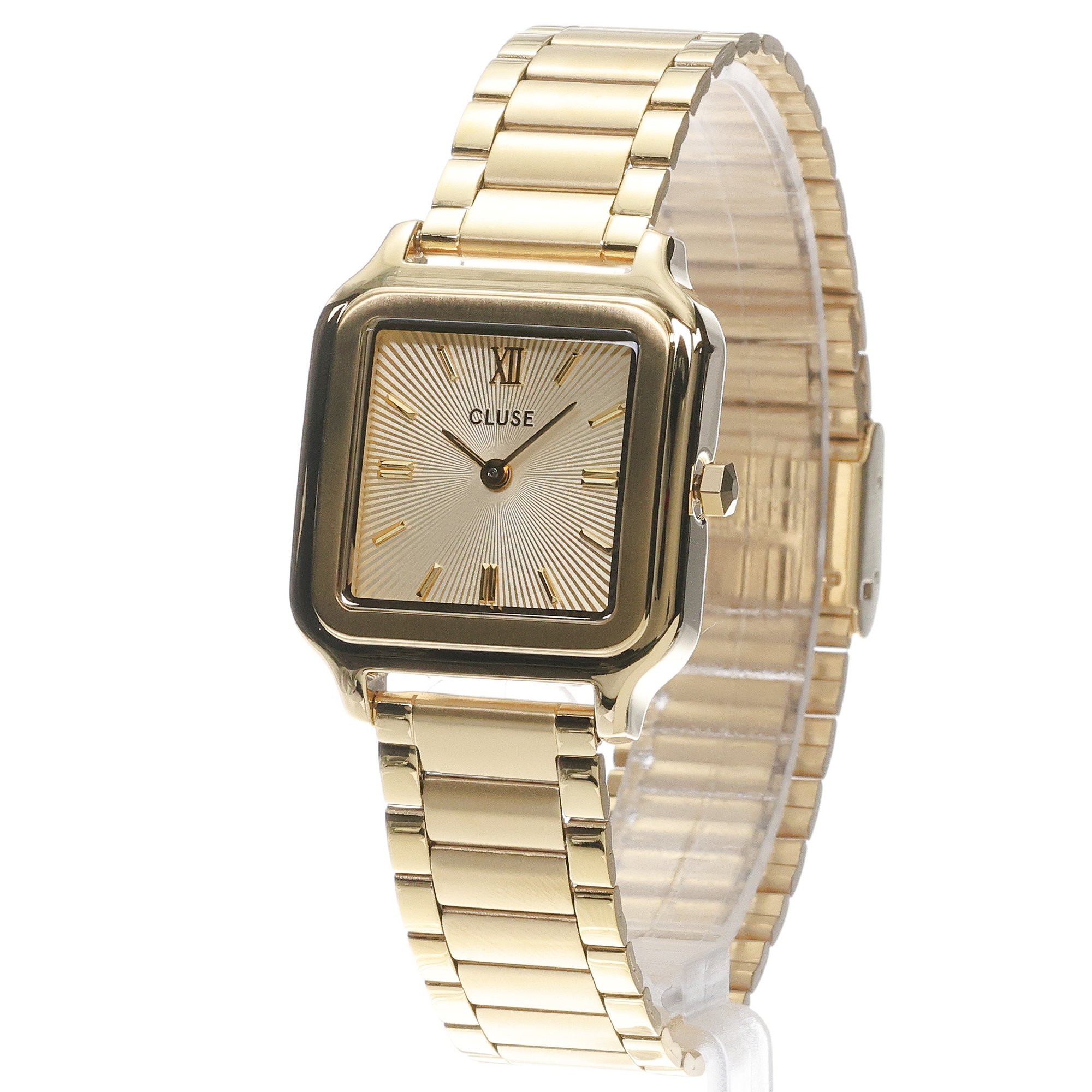 Cluse CW11911 Gracieuse Gracieuse Steel Sunray Textured Gold zegarek damski klasyczny mineralne - miniatura 2