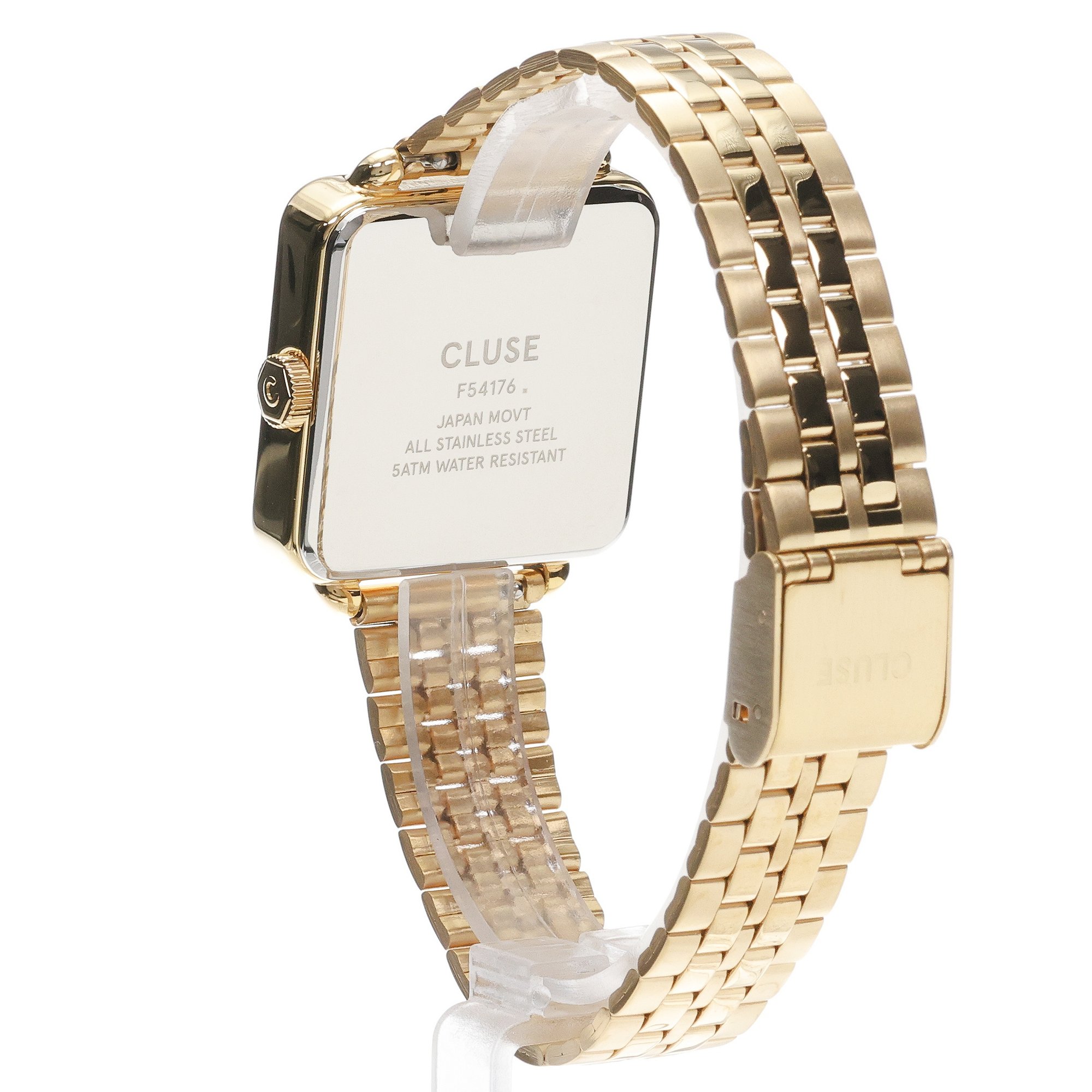 Cluse CW13801 La Tetragone Multifunction Gold La Tetragone fashion-modowy zegarek złoty - miniatura 4