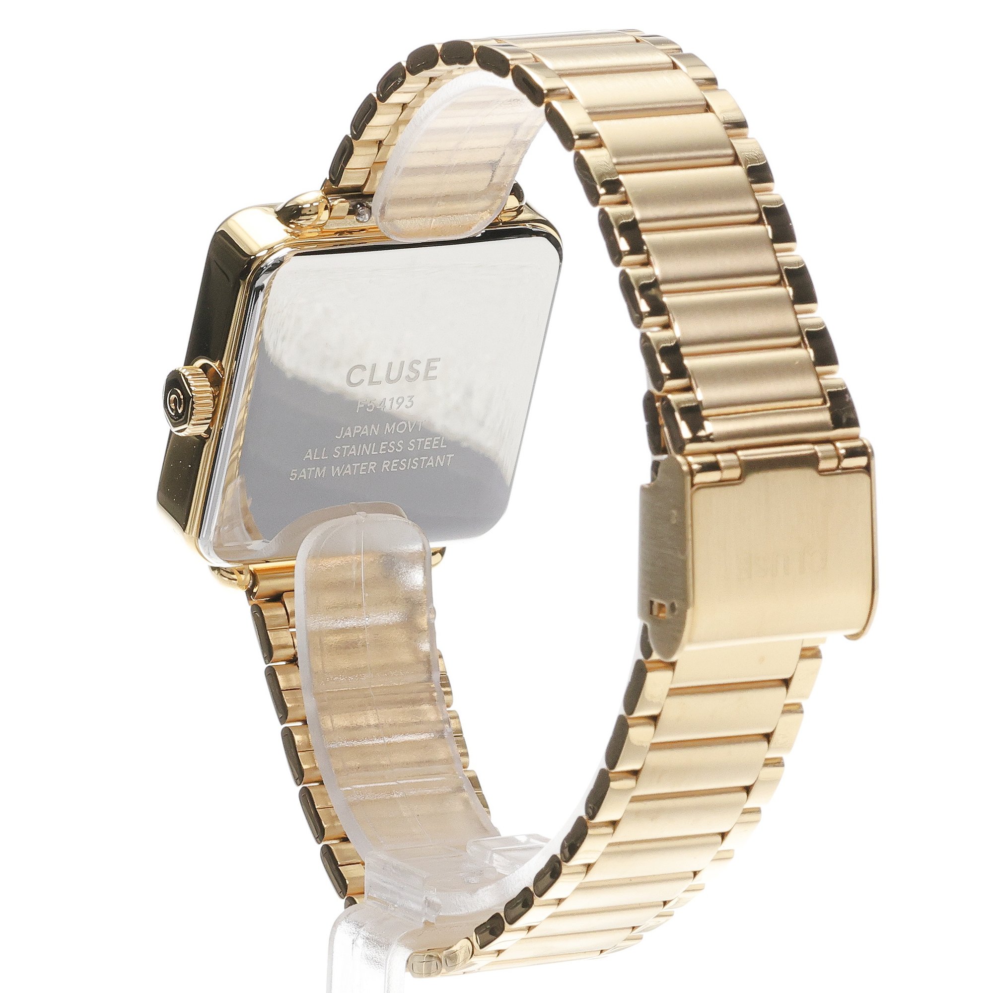 Cluse CW13805 zegarek złoty fashion-modowy La Tetragone bransoleta