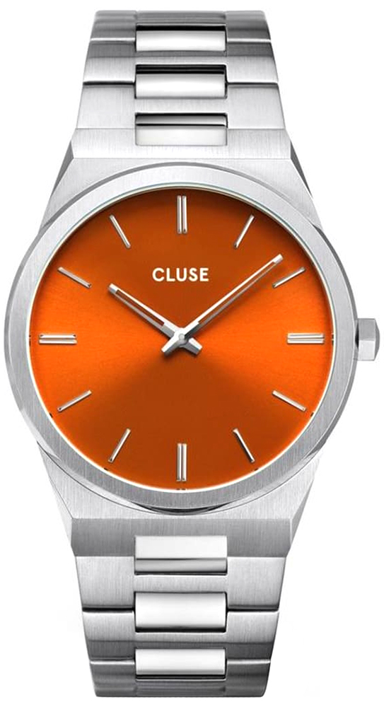 Cluse Vigoureux Steel Orange Silver CW24101