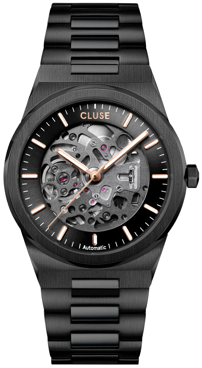 Cluse Vigoureux Steel Automatic Black CW24102