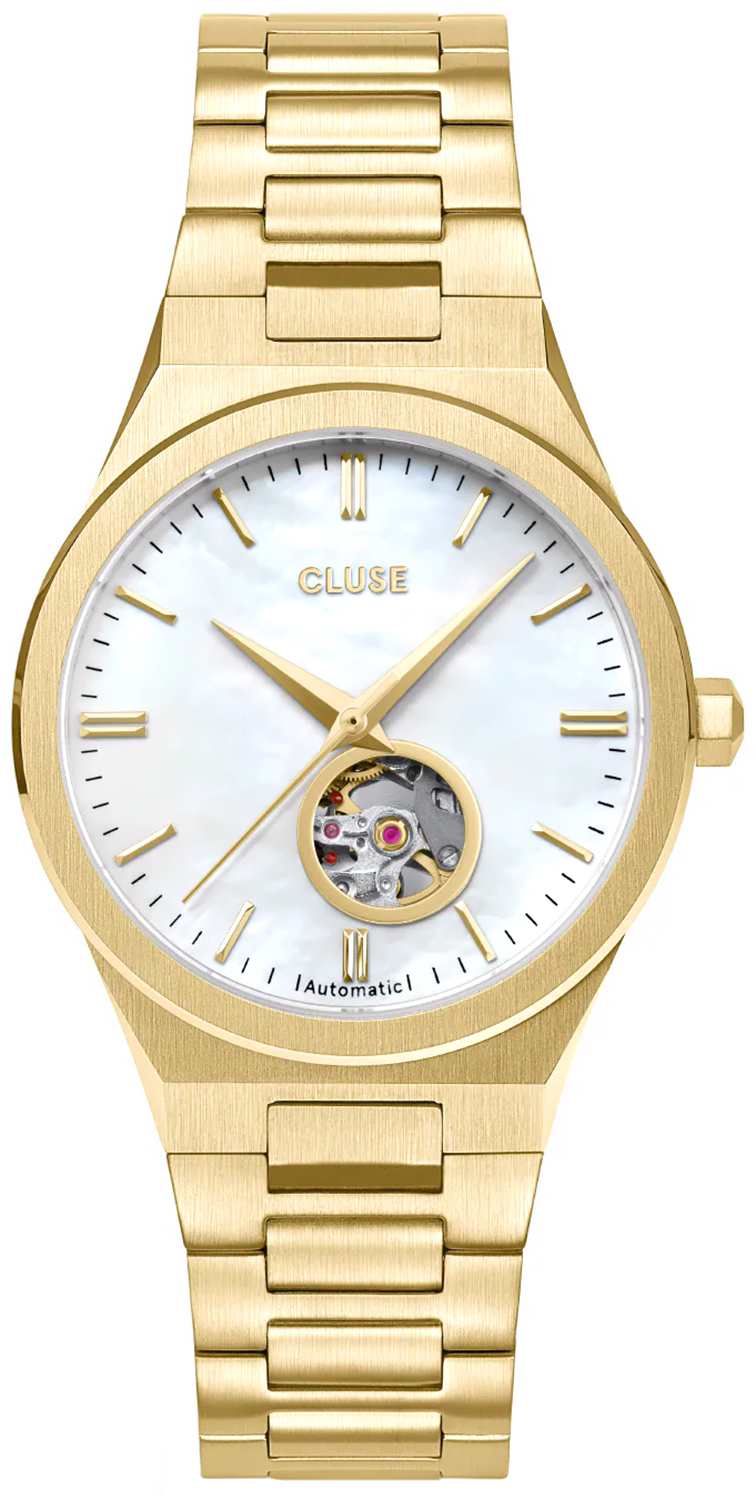 Cluse Vigoureux Automatic White MOP Gold CW24106