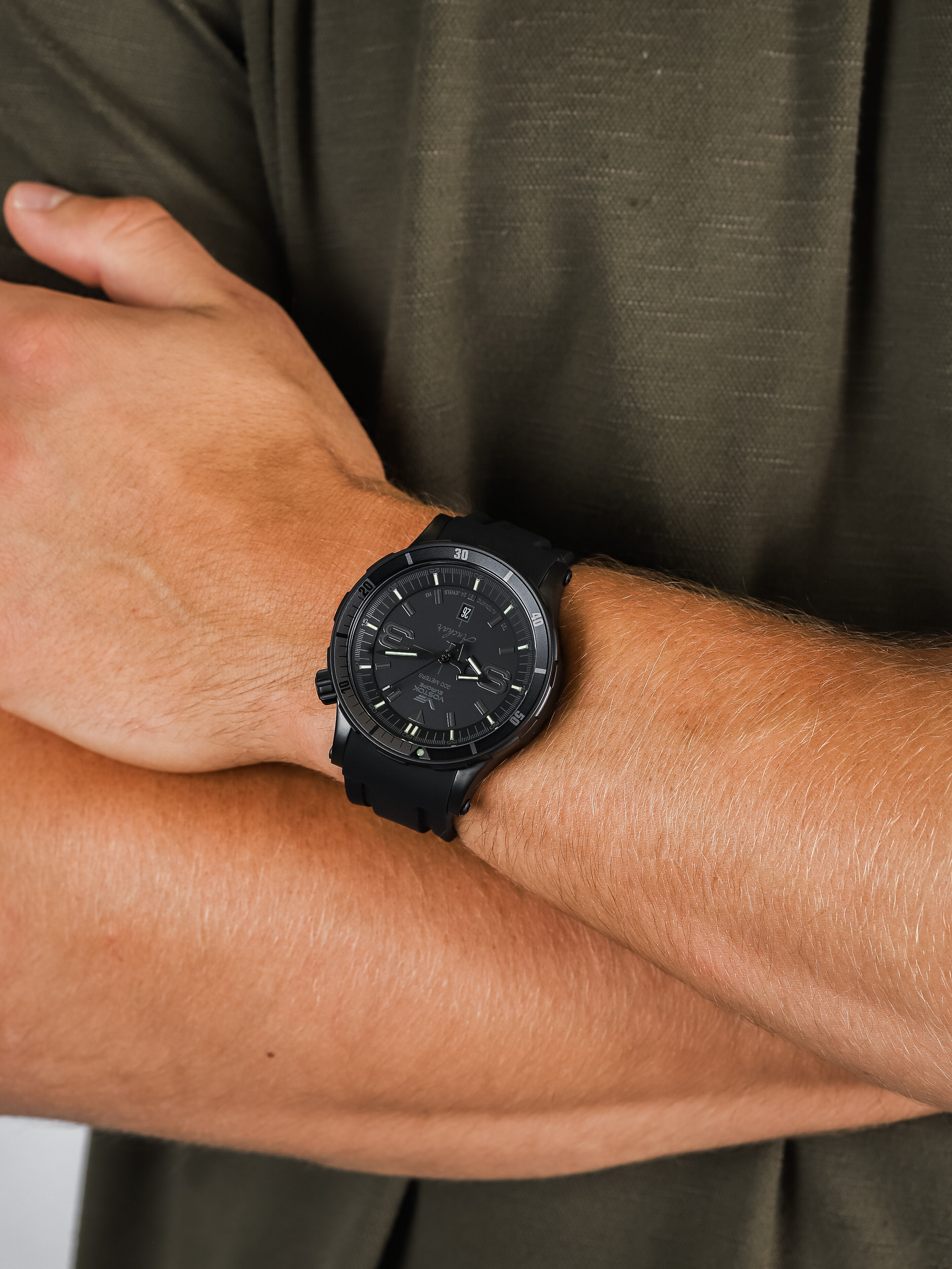 Vostok Europe NH35A-510C553 męski zegarek Anchar pasek