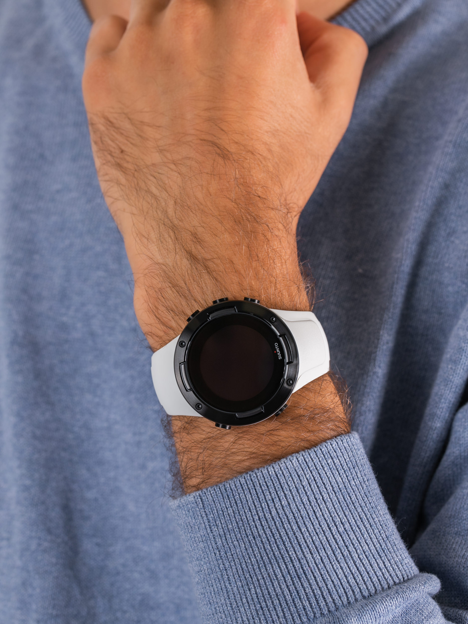 zegarek Suunto SS050446000 Suunto 5 White Black męski z gps Suunto 5 - miniatura 3
