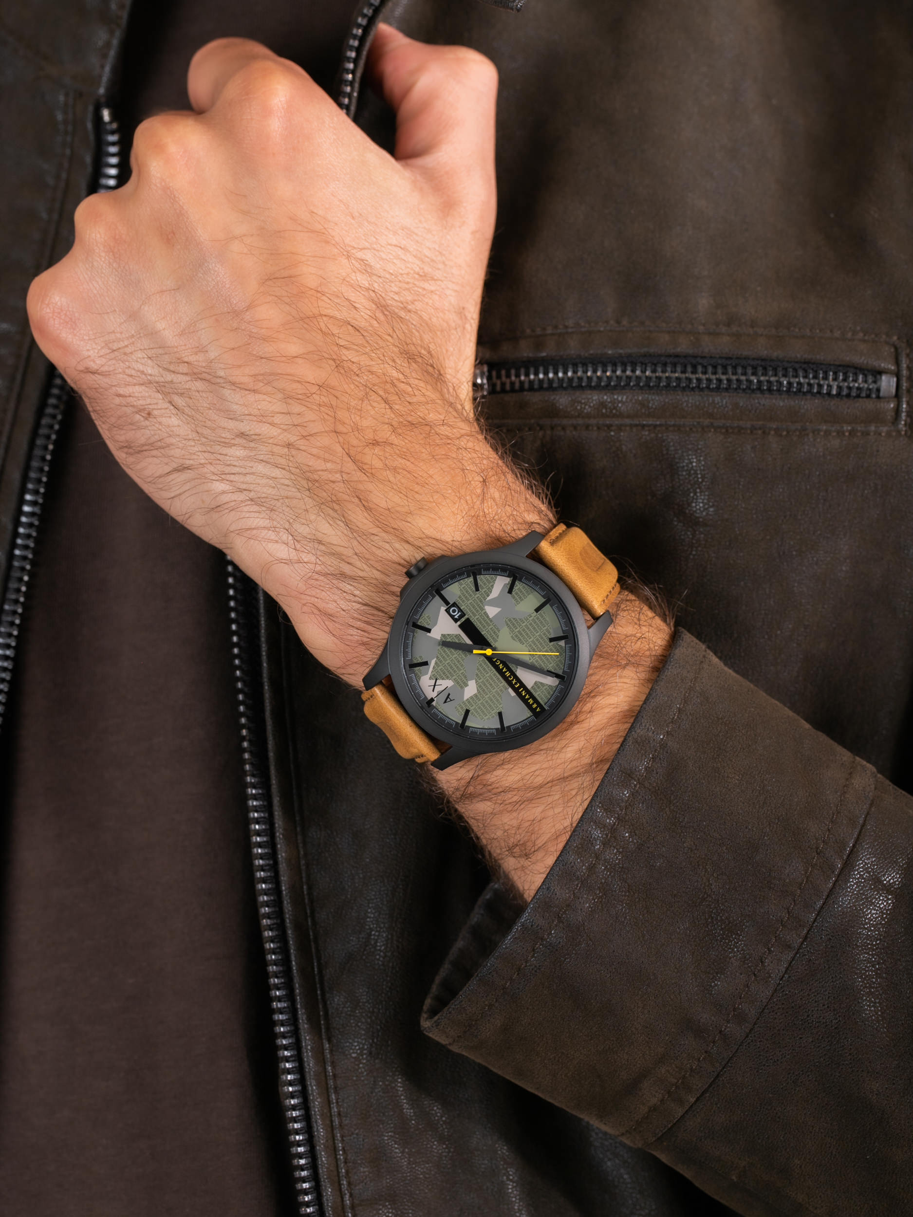 Armani Exchange AX2412 męski zegarek Fashion pasek - miniatura 3