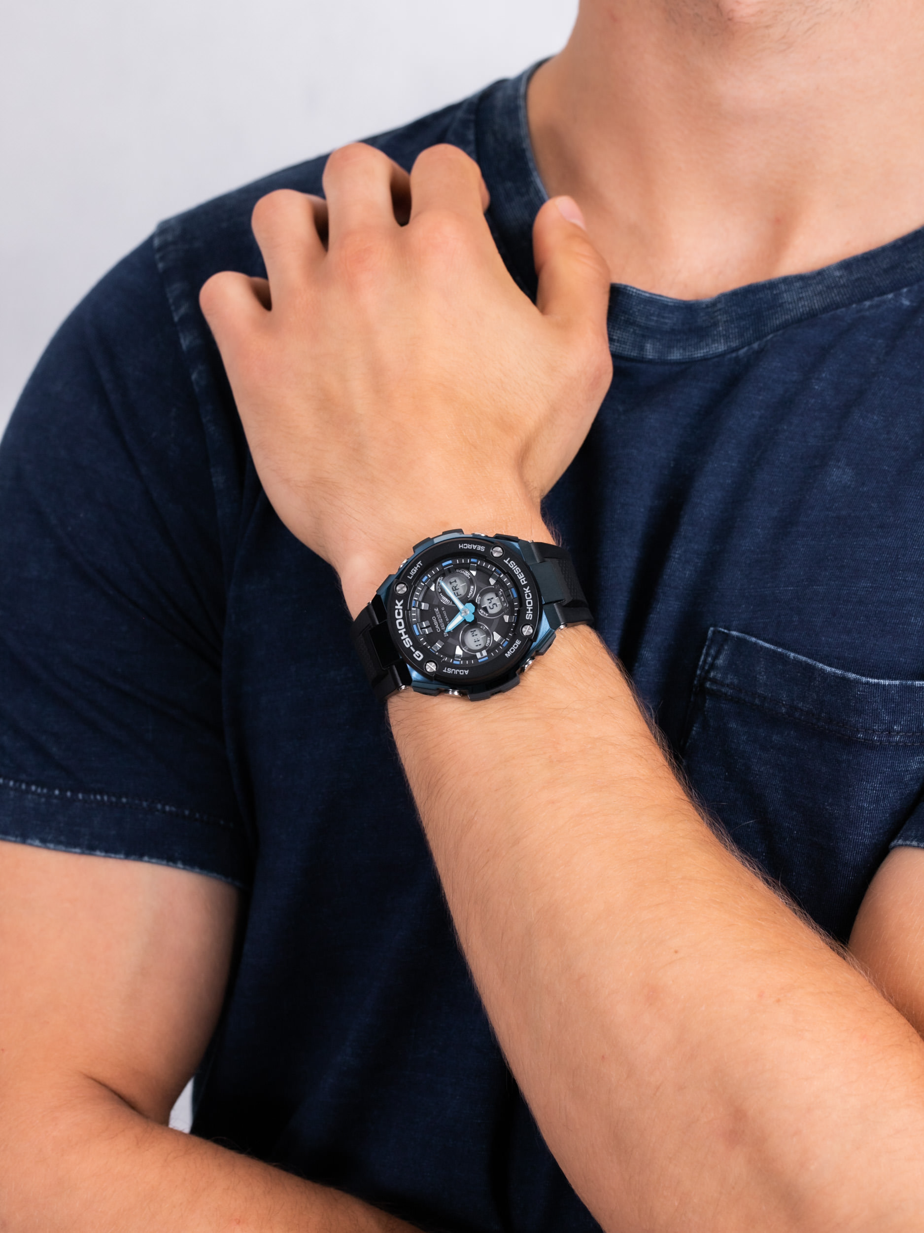 G-Shock GST-W300G-1A2ER męski zegarek G-SHOCK G-STEEL pasek - miniatura 3