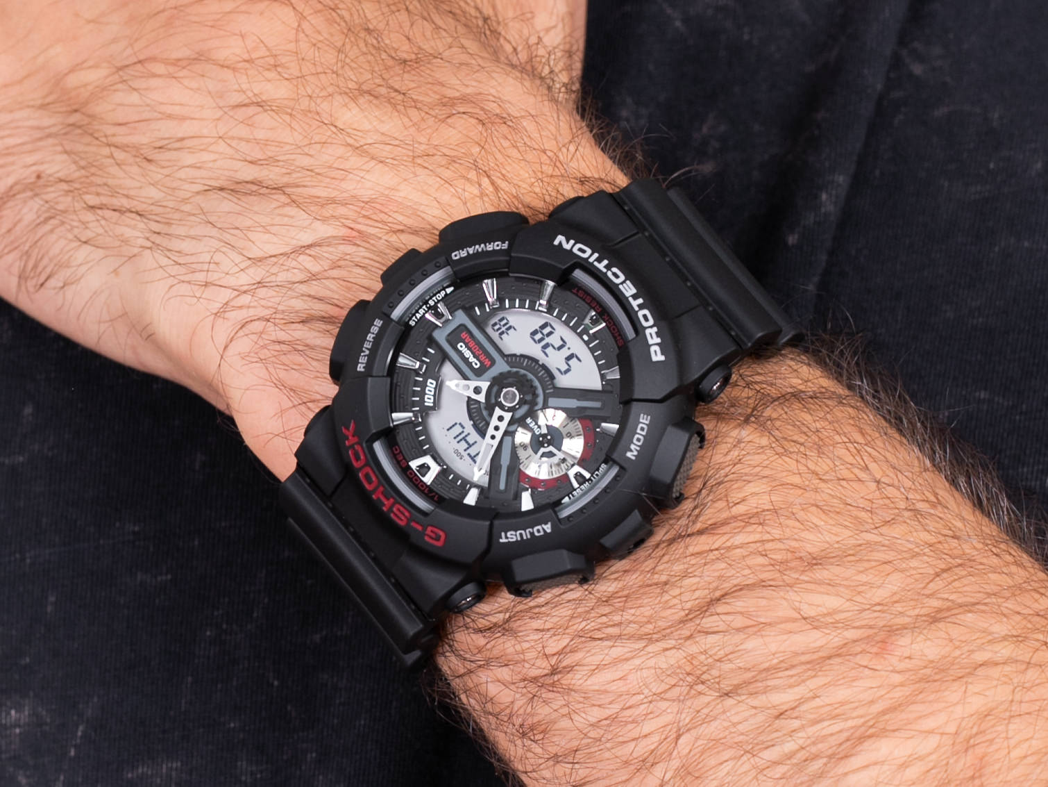 G-Shock GA-110-1AER Alpha Centauri G-SHOCK Original sportowy zegarek czarny