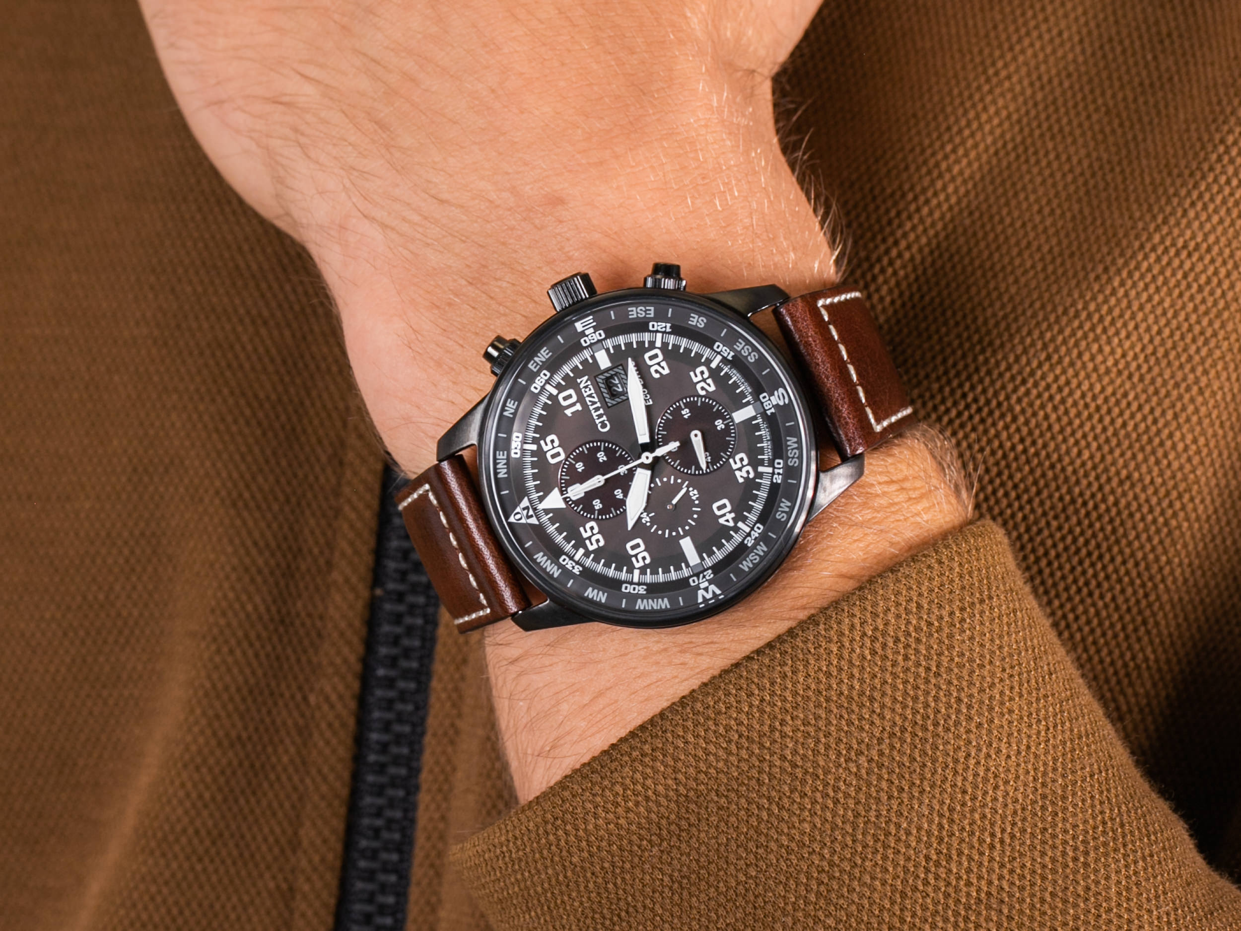 zegarek Citizen CA0695-17E czarny Chrono