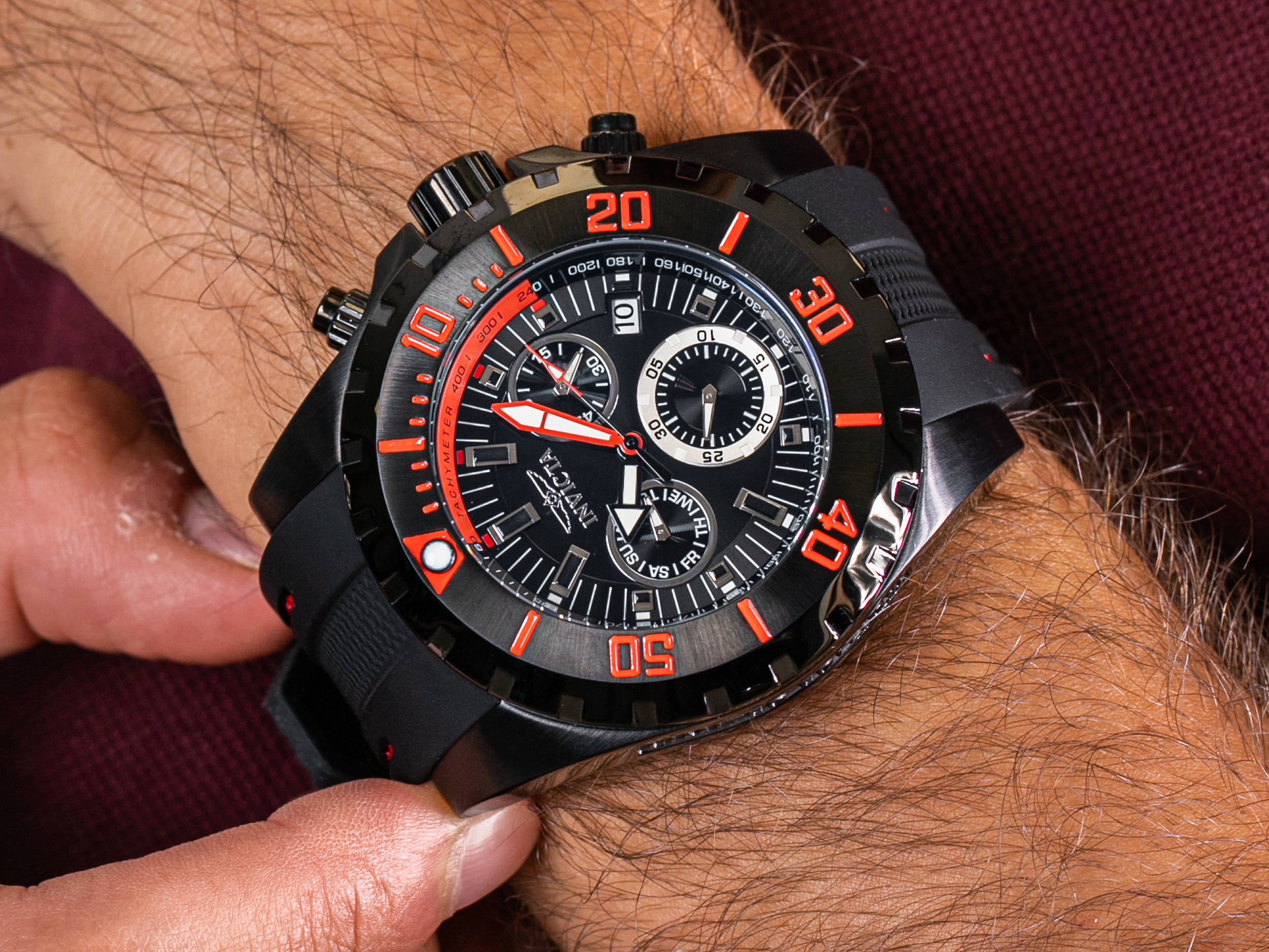 zegarek Invicta IN24922 czarny Pro Diver - miniatura 4