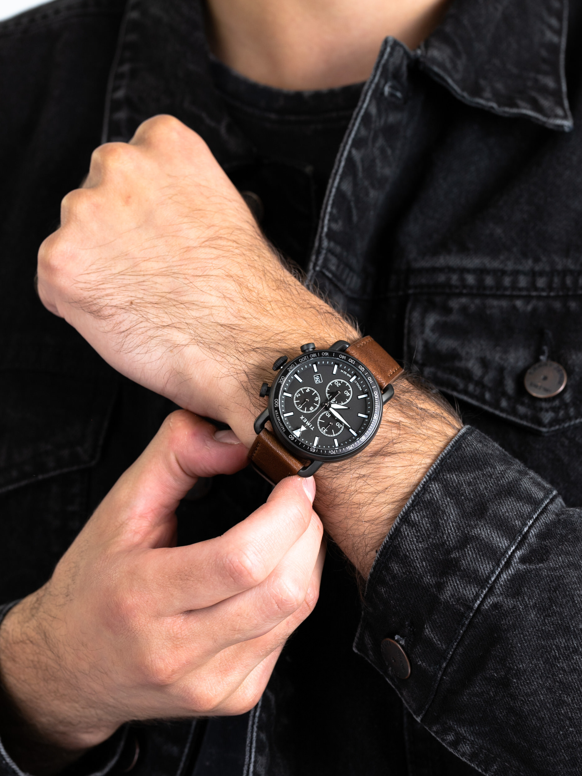 zegarek Timex TW2U02100 Port męski z tachometr Port - miniatura 3