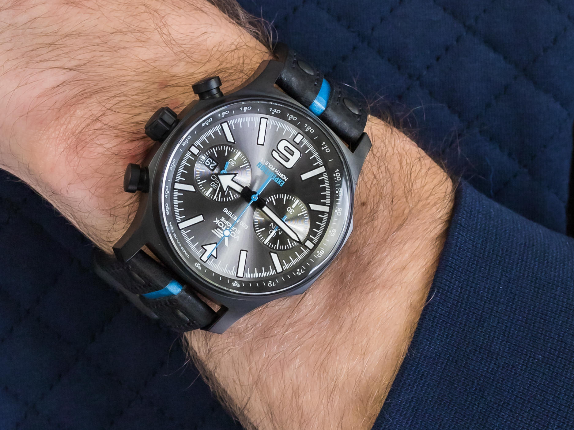 zegarek Vostok Europe 6S21-5954198 czarny Expedition - miniatura 4