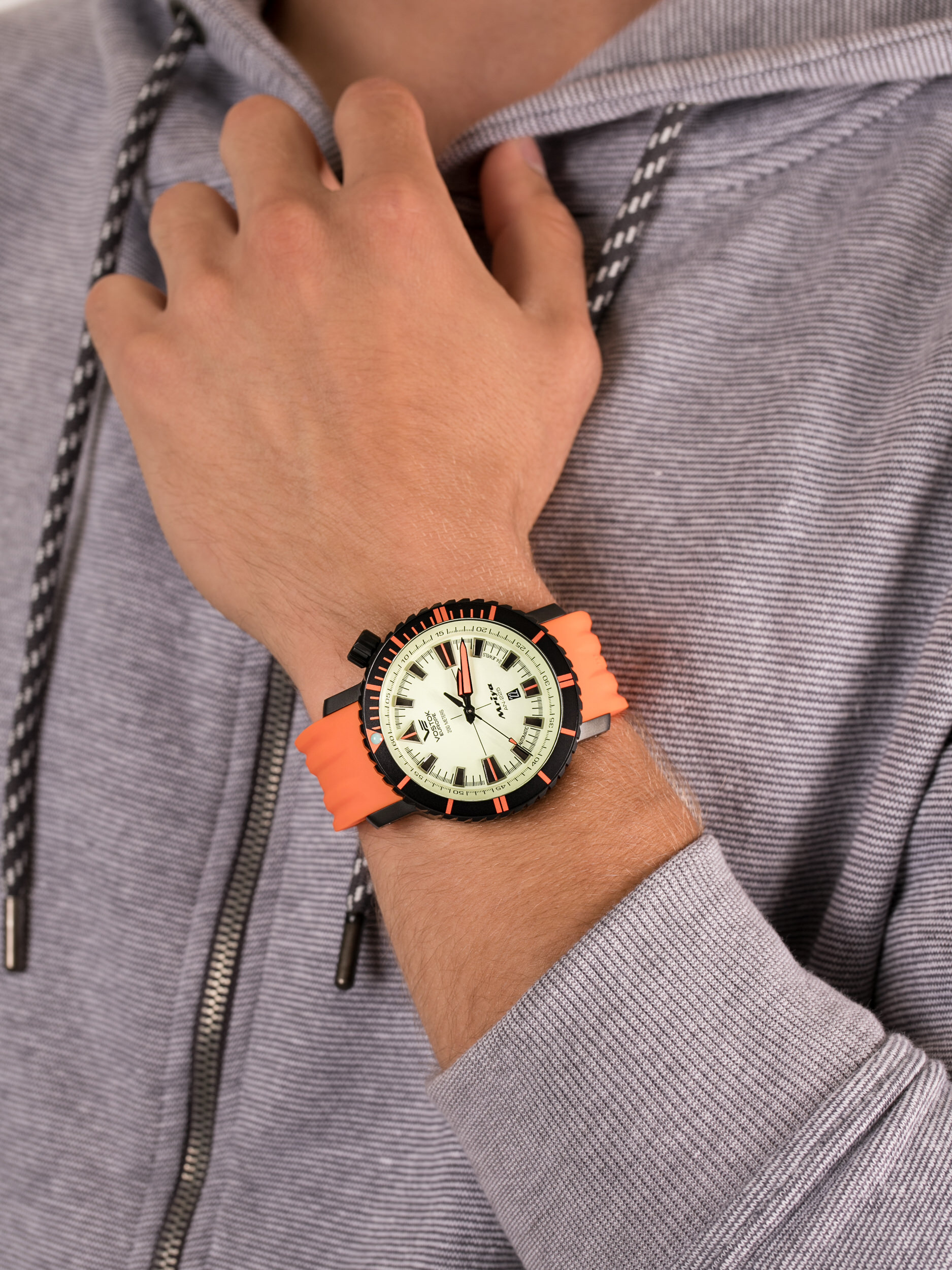 Vostok Europe NH35A-5554234 męski zegarek Mriya pasek - miniatura 3