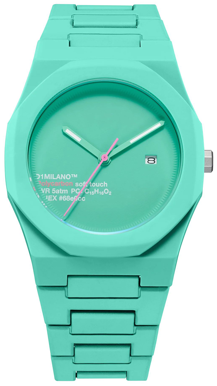D1 Milano HOT AQUA POLYCARBON 40.5MM D1-PCBJ31