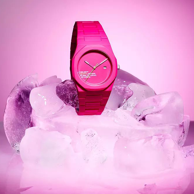 D1 Milano D1-PCBJ32 HOT PINK POLYCARBON 405MM zegarek klasyczny Polycarbon - miniatura 5