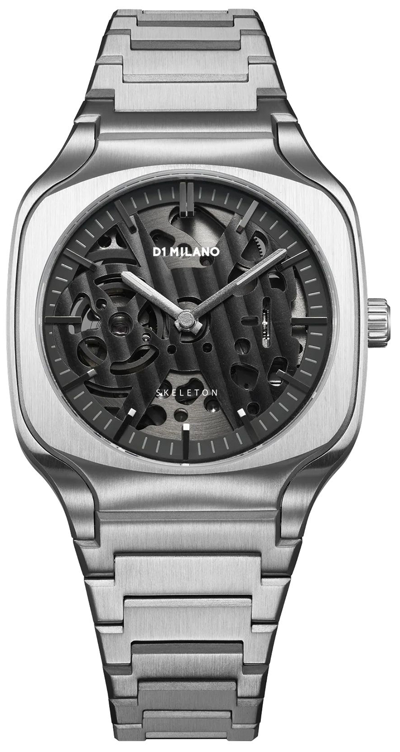 D1 Milano GREY DEPTH SQUARE BRACELET 37 MM D1-SLBJ01