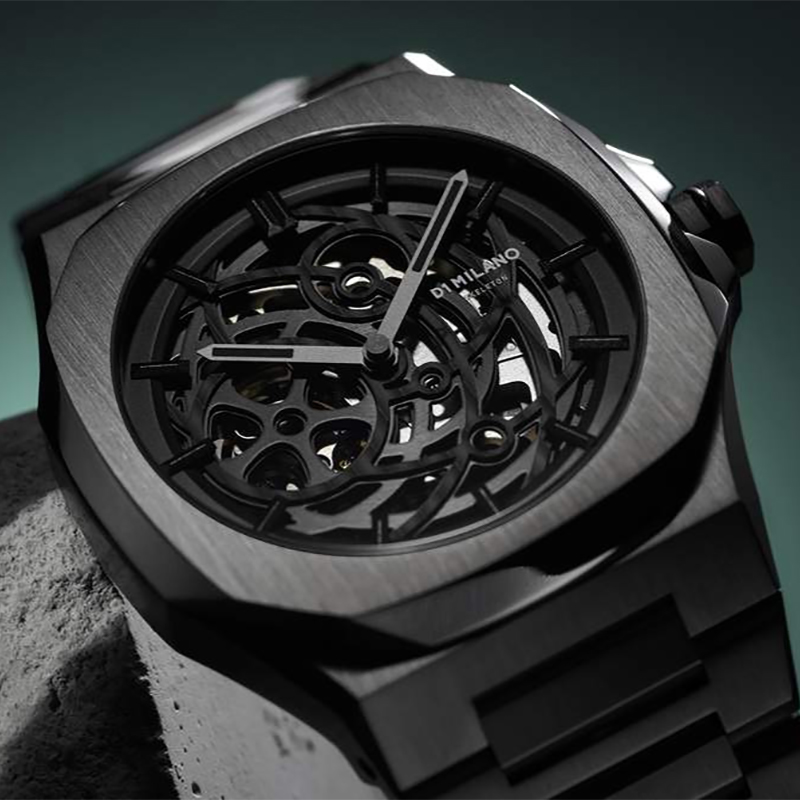 D1-SKBJ11 zegarek różowe złoto elegancki Mechanical bransoleta - miniatura 5