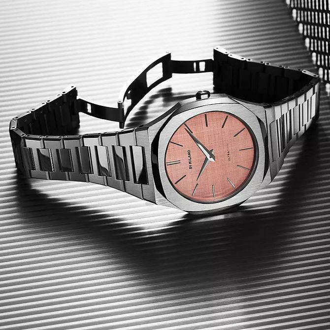 D1-UTBJ26 zegarek srebrny klasyczny Ultra Thin bransoleta - miniatura 7