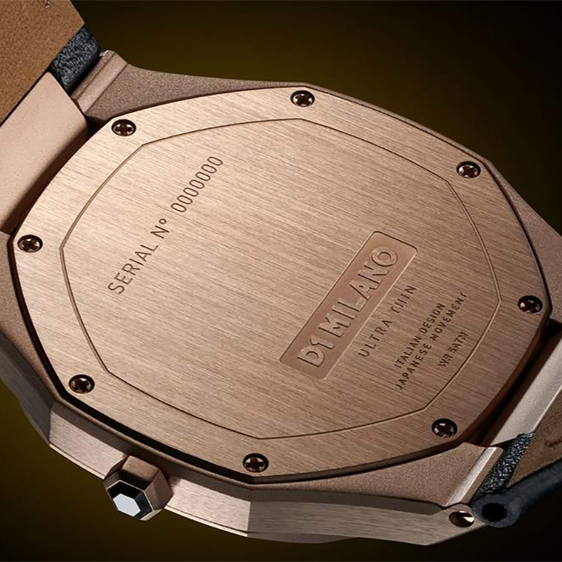 D1-UTLJ03 Ultra Thin klasyczny zegarek różowe złoto - miniatura 6
