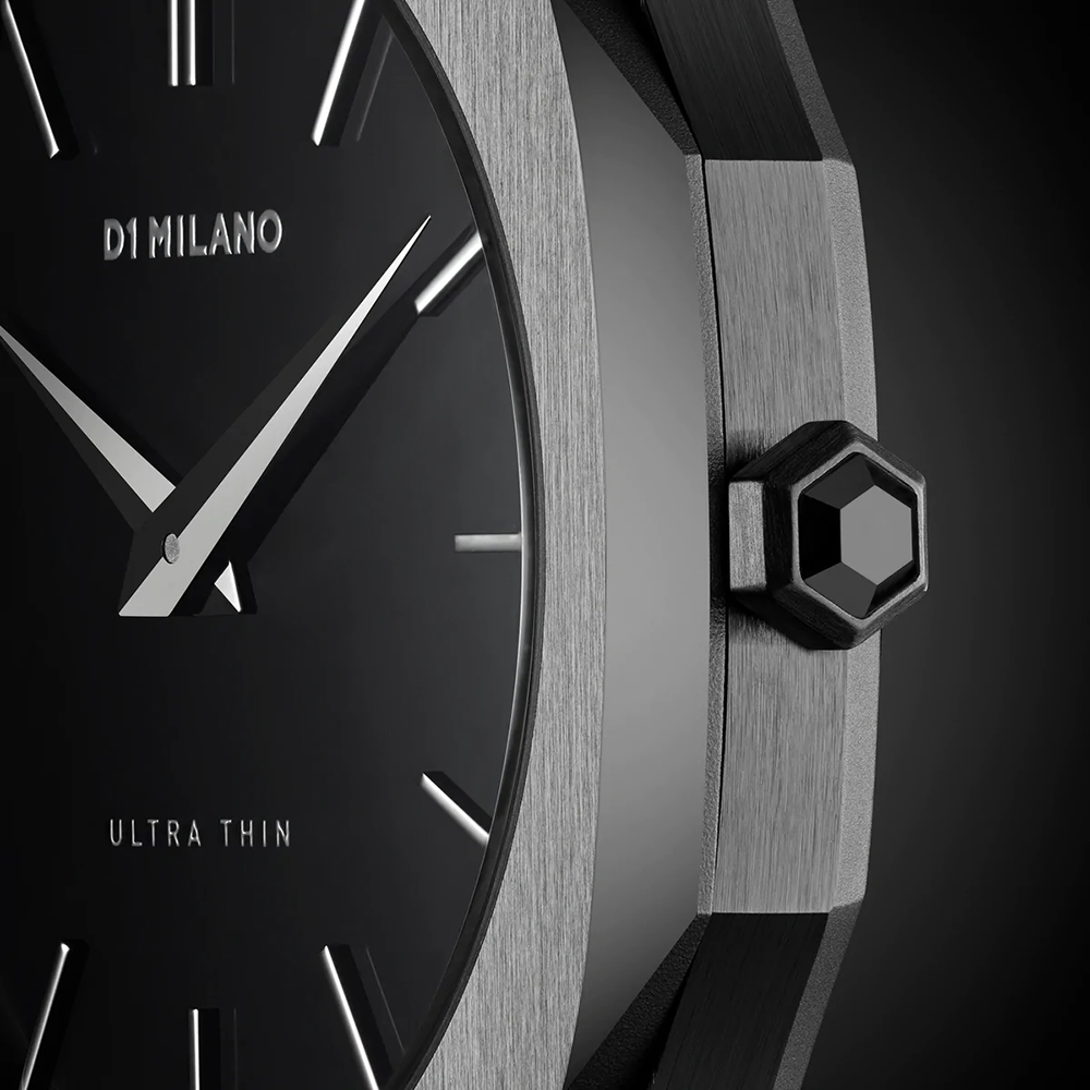 D1-UTNJ02 zegarek różowe złoto klasyczny Ultra Thin pasek - miniatura 5