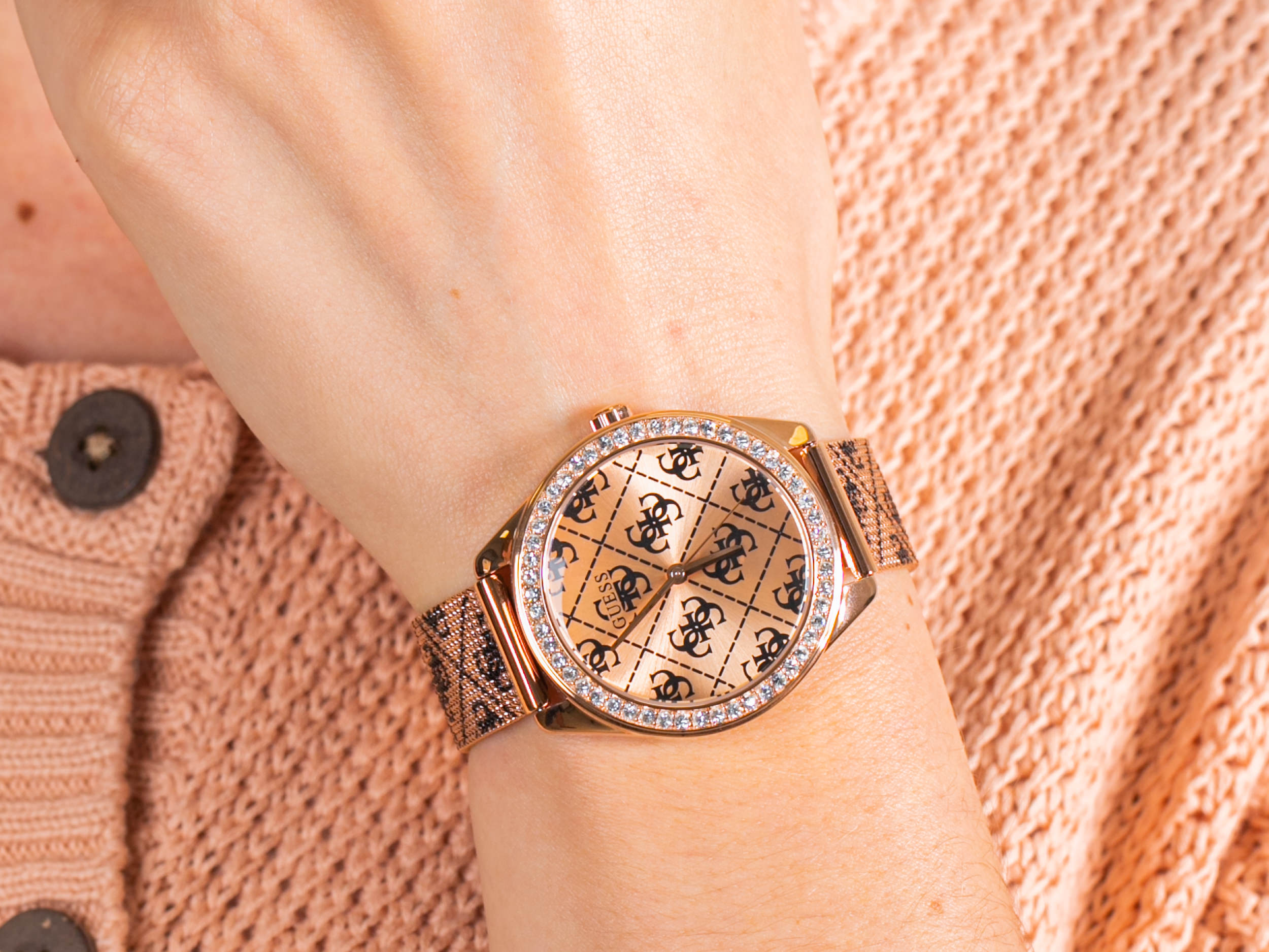 Guess W1279L3 zegarek klasyczny Bransoleta - miniatura 4