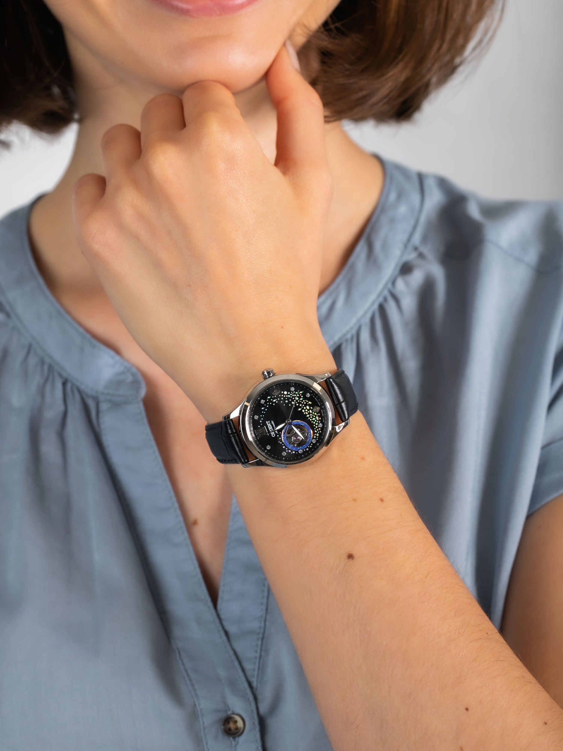 Orient RA-AG0019B10B damski zegarek Contemporary pasek