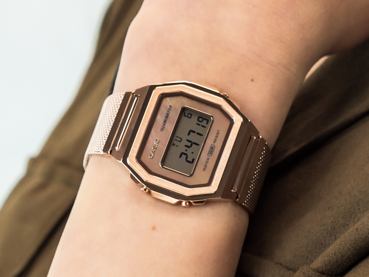 Casio Vintage A1000MPG-9EF Vintage Premium zegarek retro Vintage - miniatura 4
