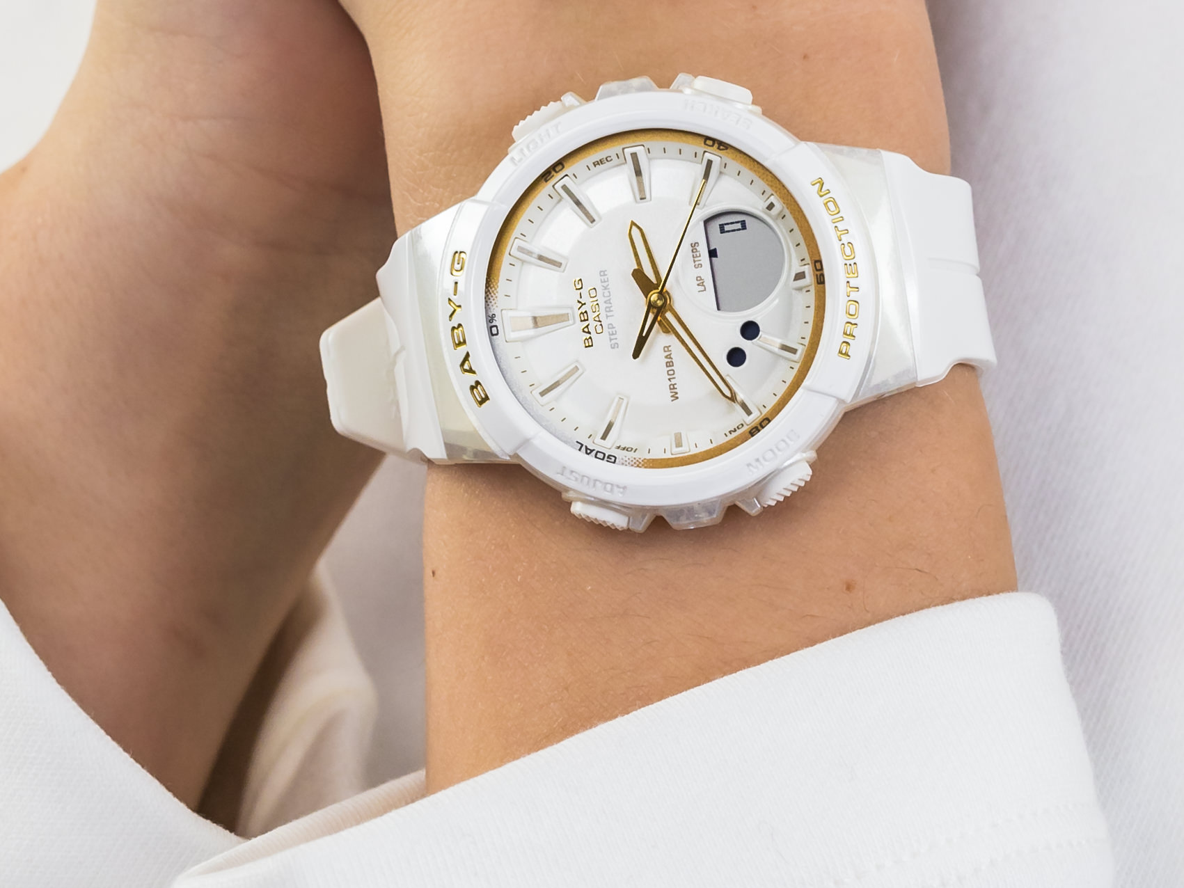 zegarek Casio BGS-100GS-7AER biały Baby-G