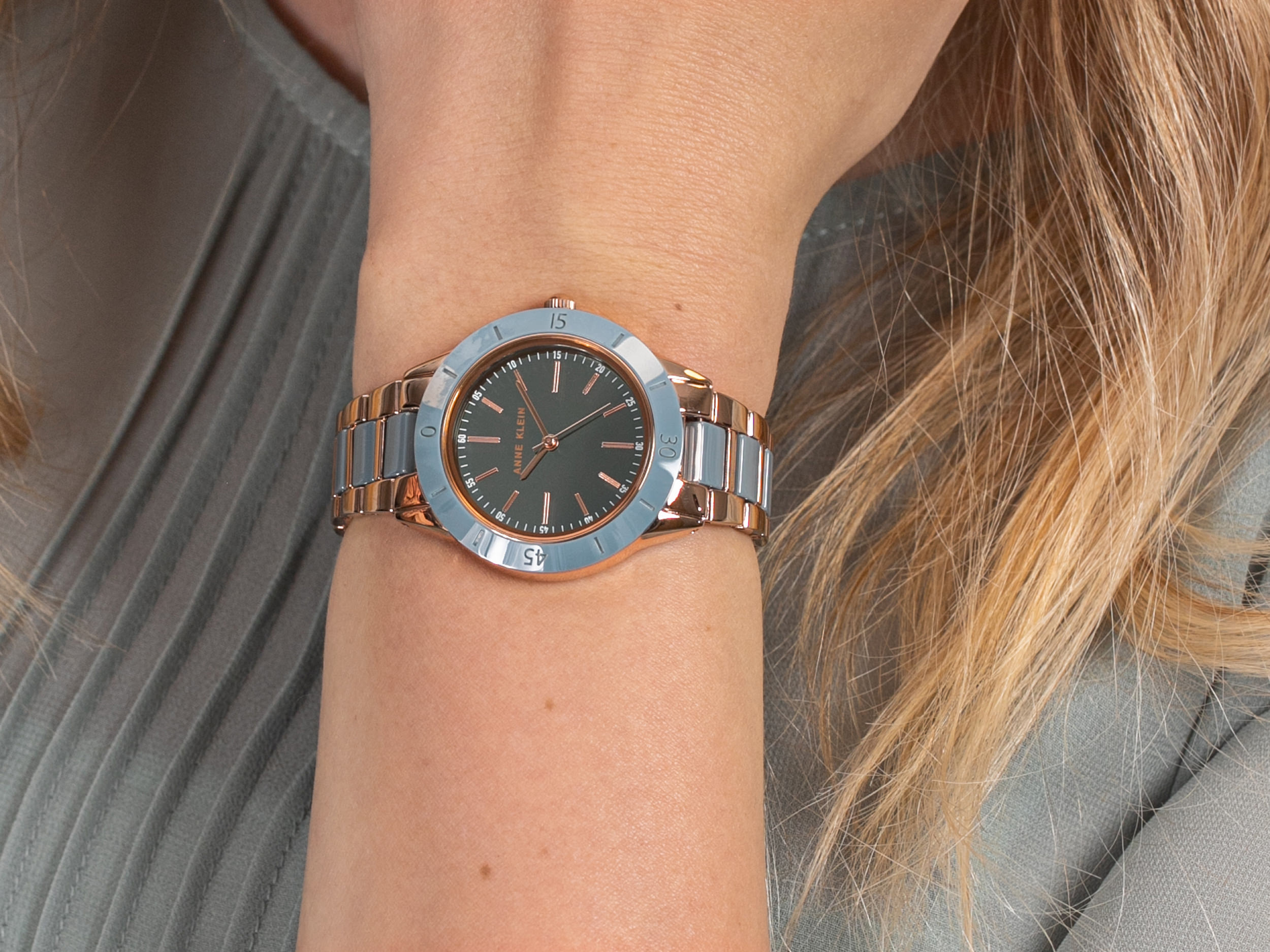 Anne Klein AK-3160BLRG zegarek fashion/modowy Bransoleta - miniatura 4