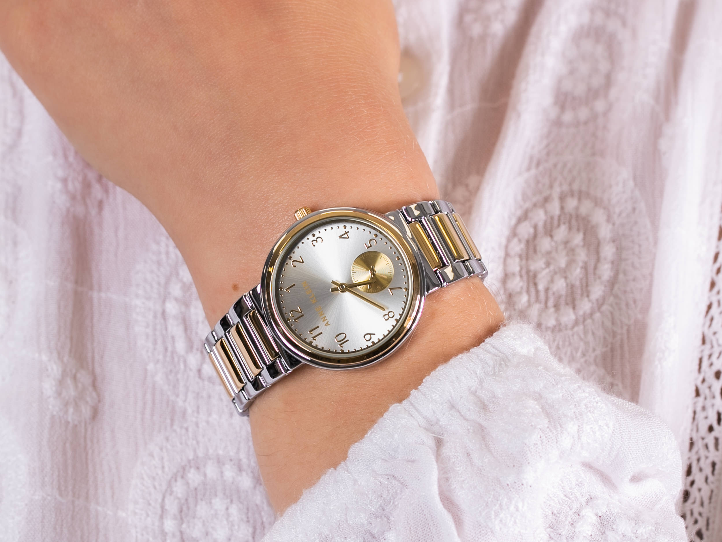 Anne Klein AK-3407SVTT zegarek klasyczny Bransoleta - miniatura 4