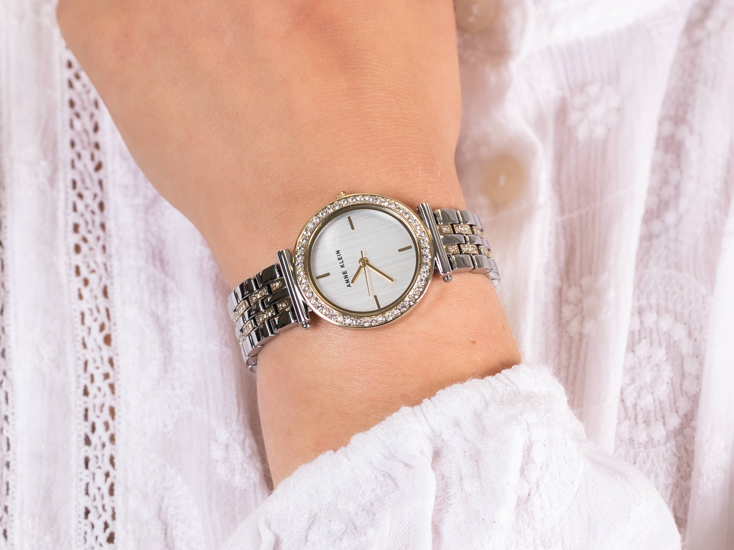 Anne Klein AK-3409SVTT zegarek klasyczny Bransoleta - miniatura 4