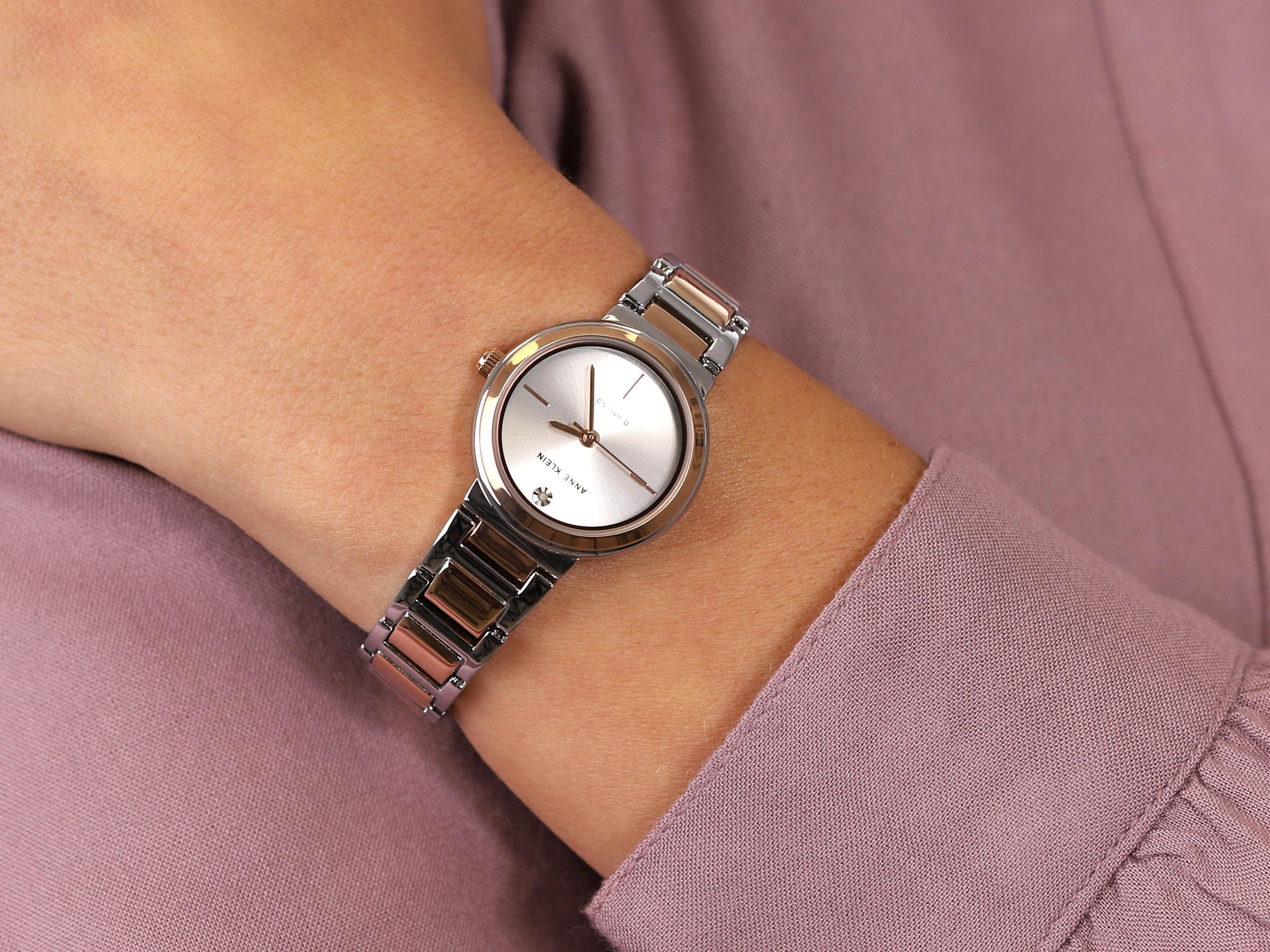 Anne Klein AK-3529SVRT zegarek klasyczny Bransoleta - miniatura 4