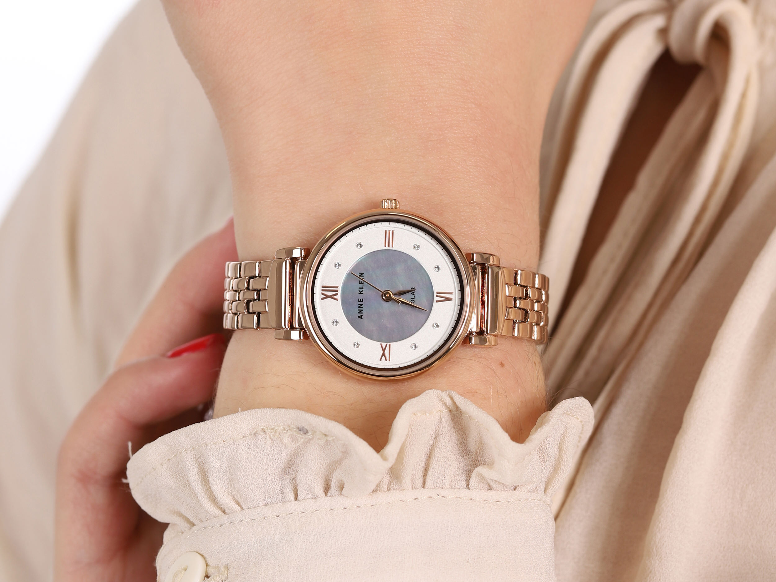Anne Klein AK-3630MPRG zegarek klasyczny Bransoleta - miniatura 4