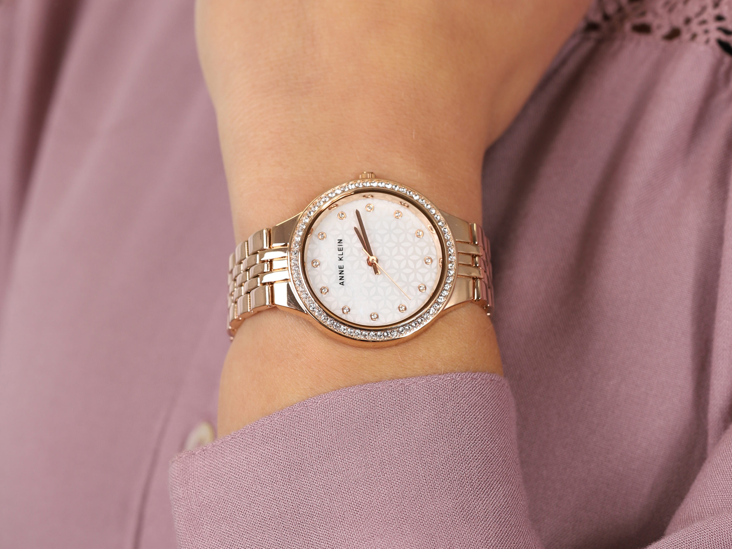 Anne Klein AK-3816MPRG zegarek klasyczny Bransoleta - miniatura 4