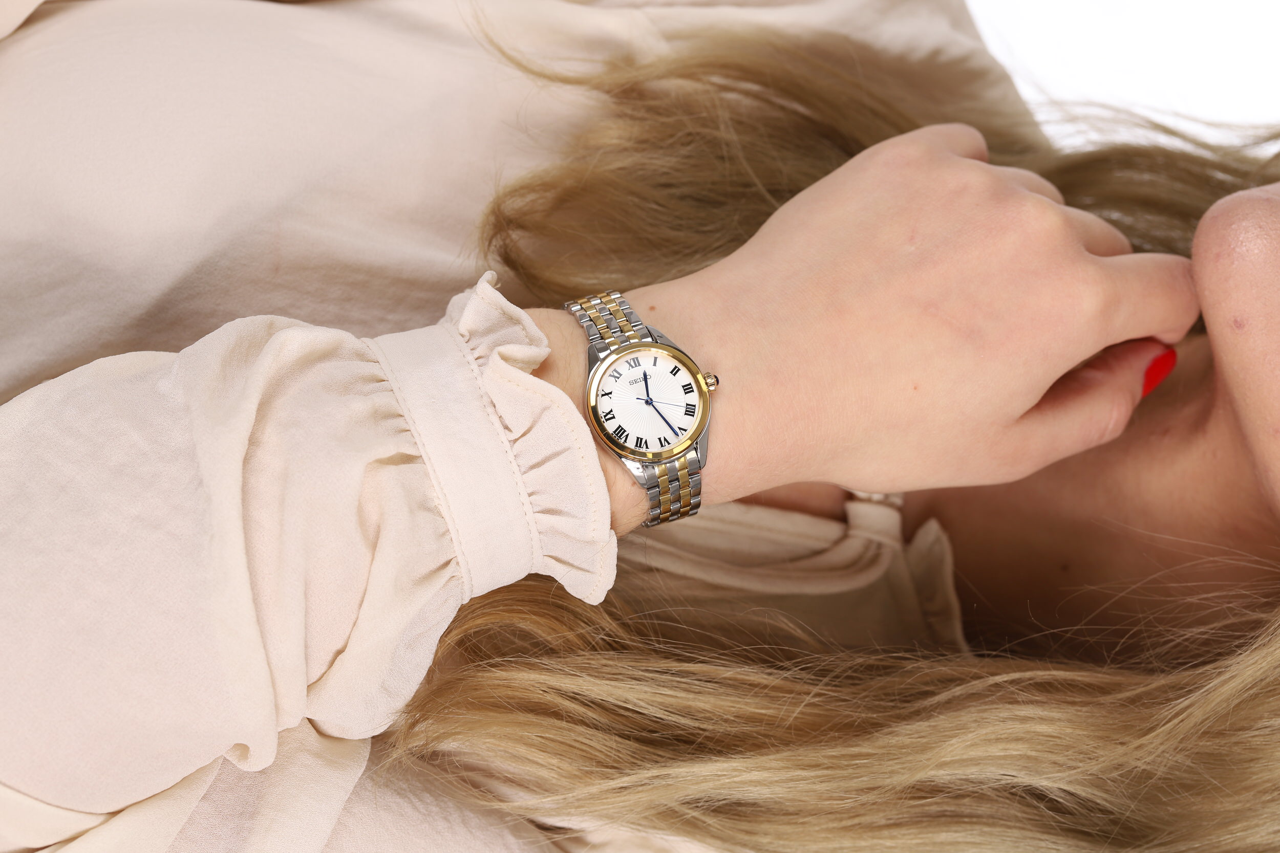 Seiko SUR330P1 damski zegarek Classic bransoleta - miniatura 3