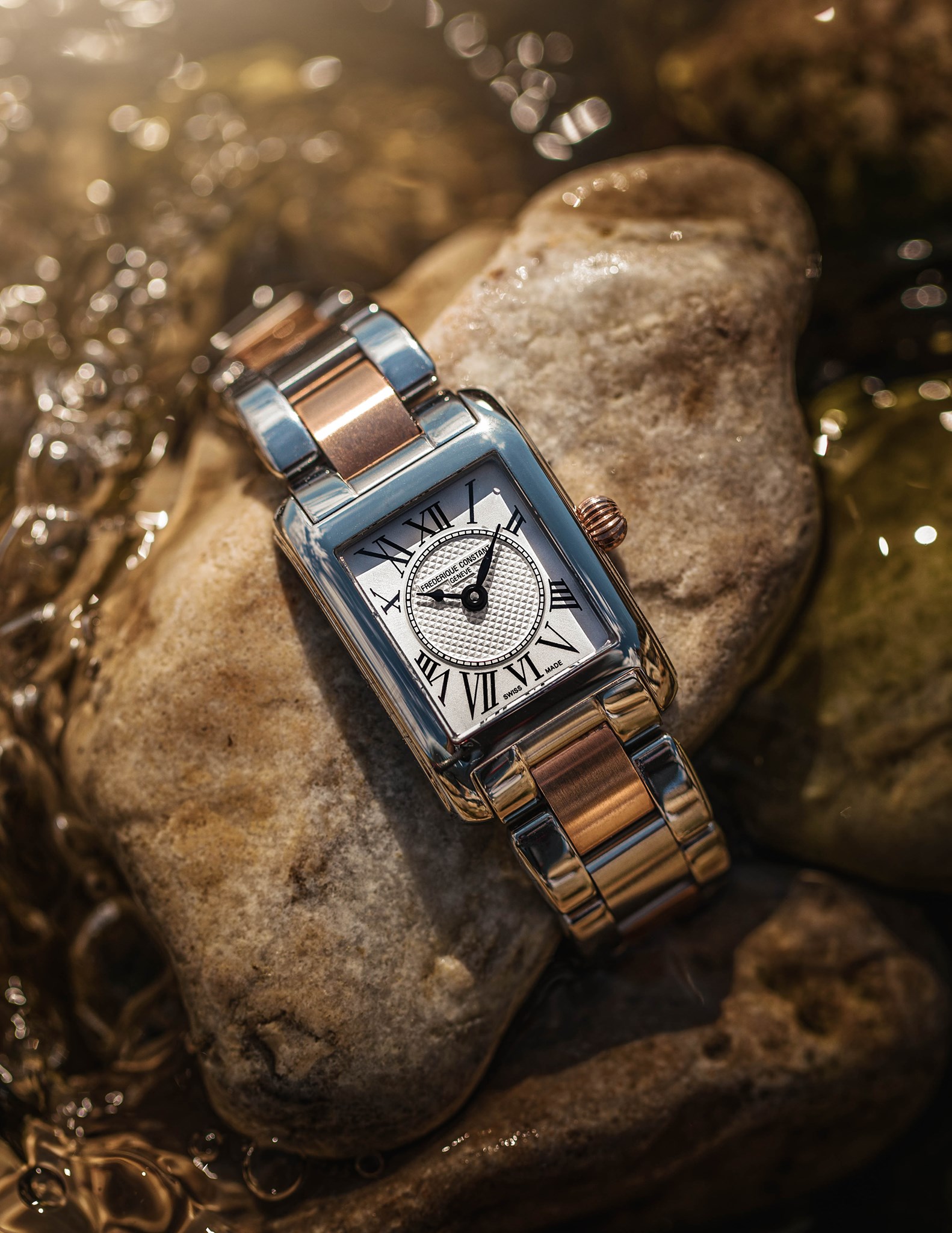 Frederique Constant FC-200MC12B zegarek srebrny klasyczny Classics bransoleta - miniatura 5