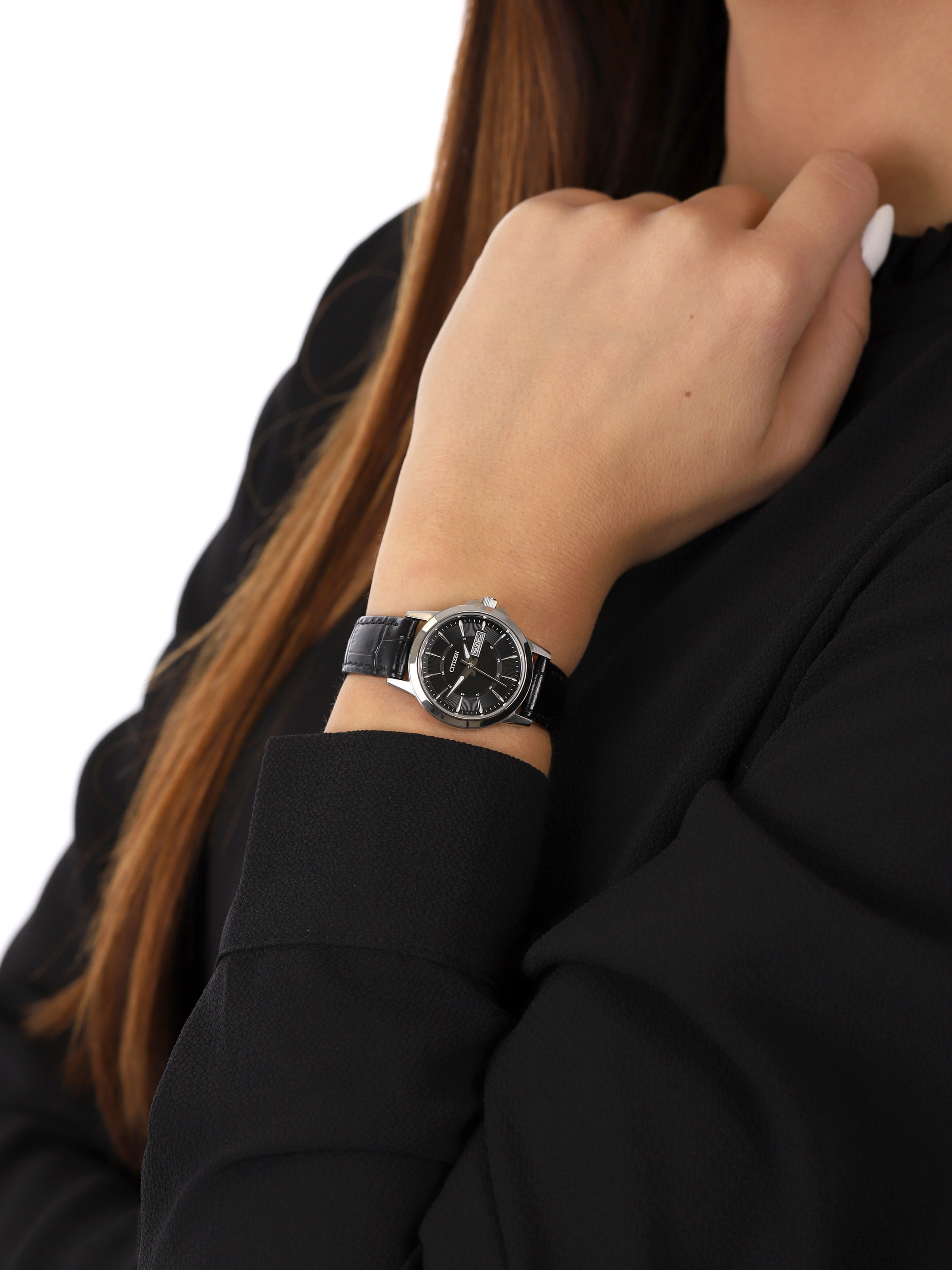 Citizen EQ0601-03EE damski zegarek Leather pasek - miniatura 3